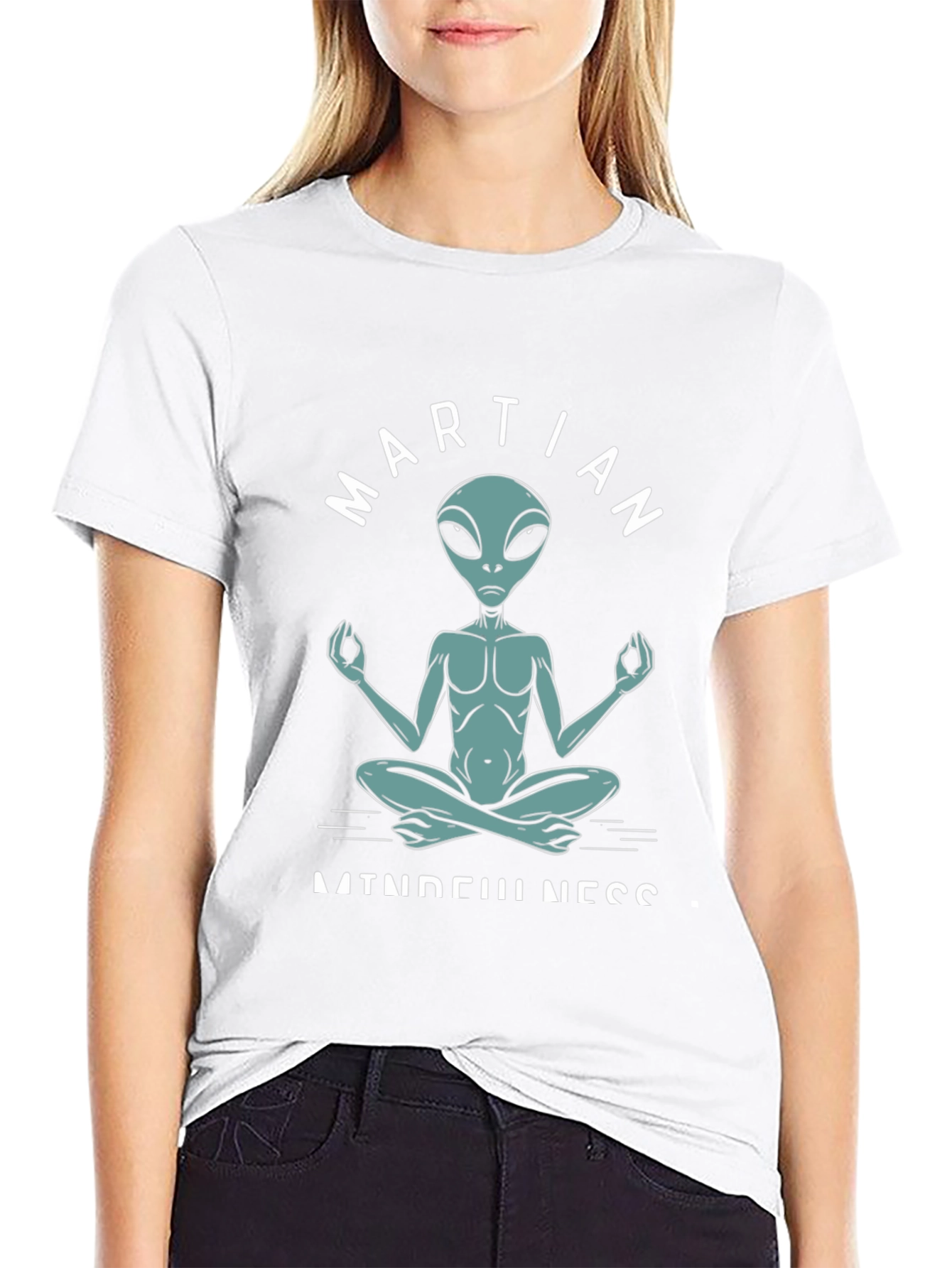 Martian Mindfulness Meditation T-Shirt