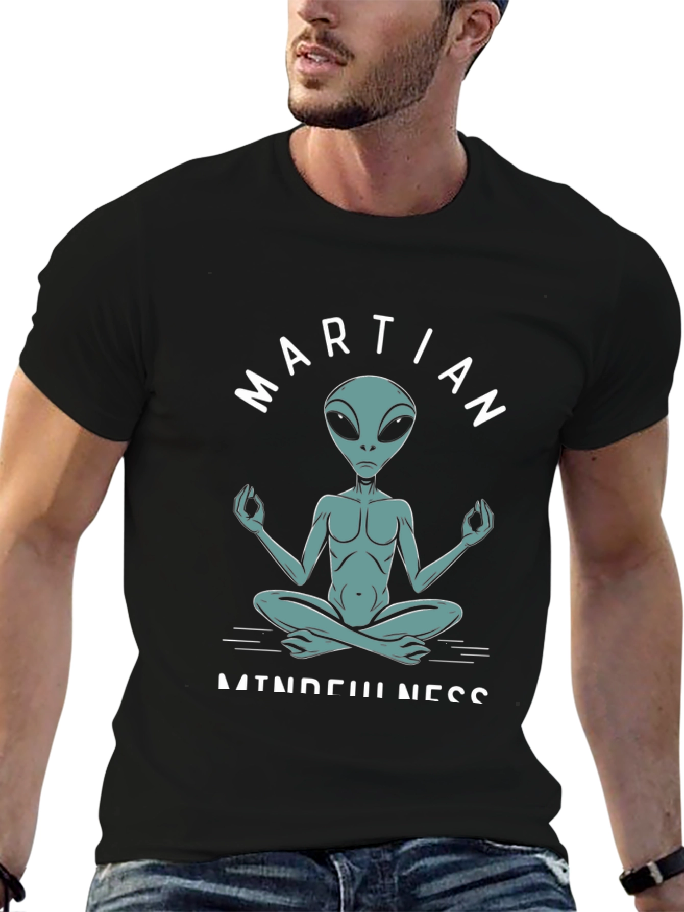 Martian Mindfulness Meditation T-Shirt