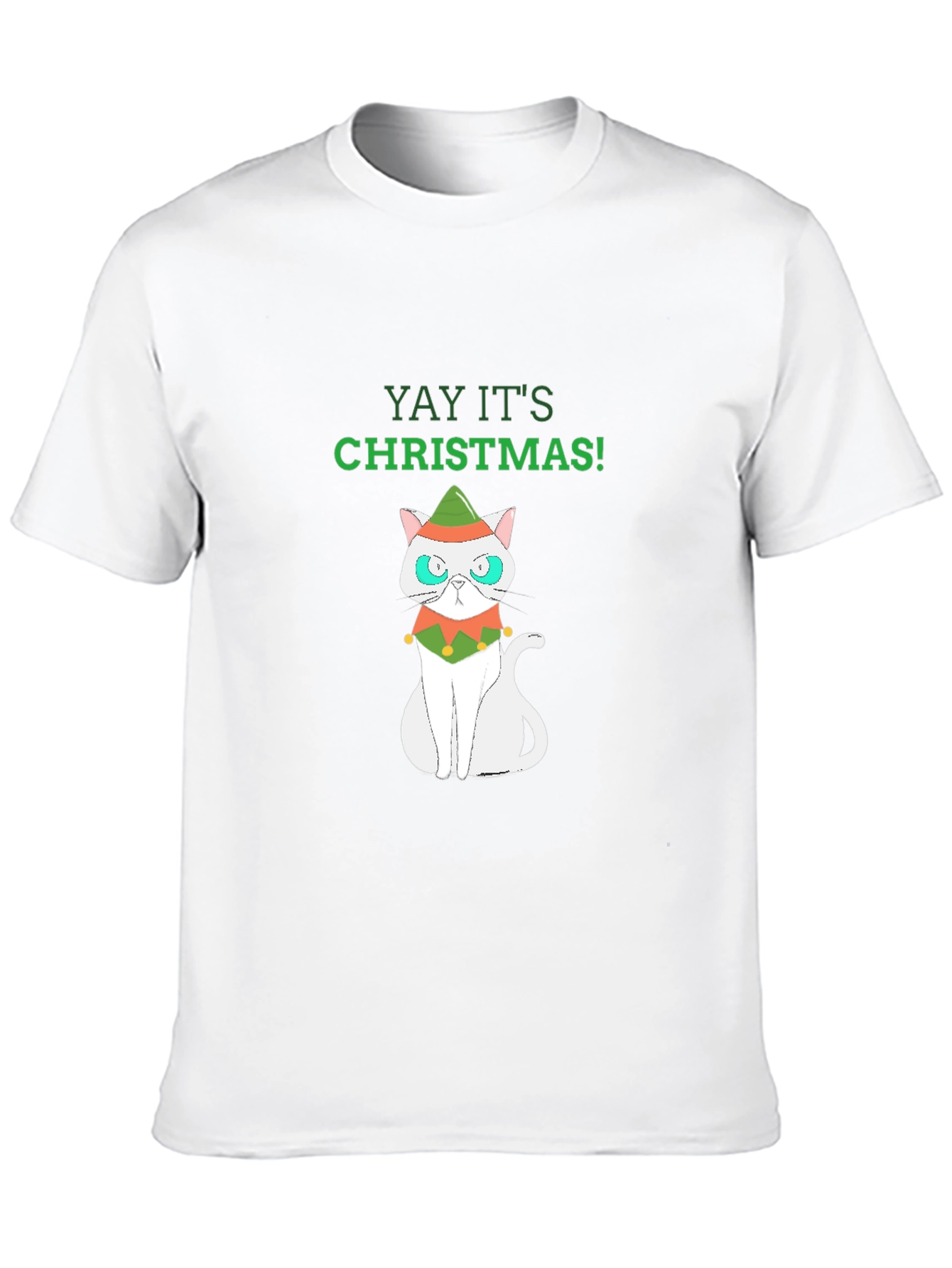 Grumpy Christmas Cat Tee