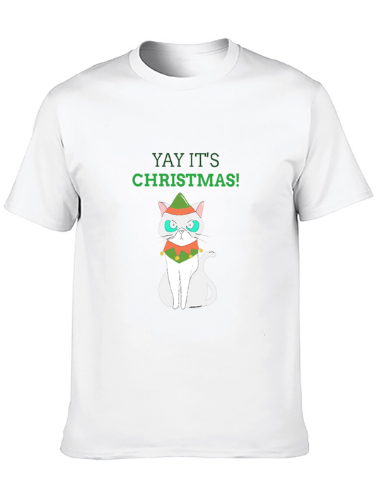 Grumpy Christmas Cat Tee