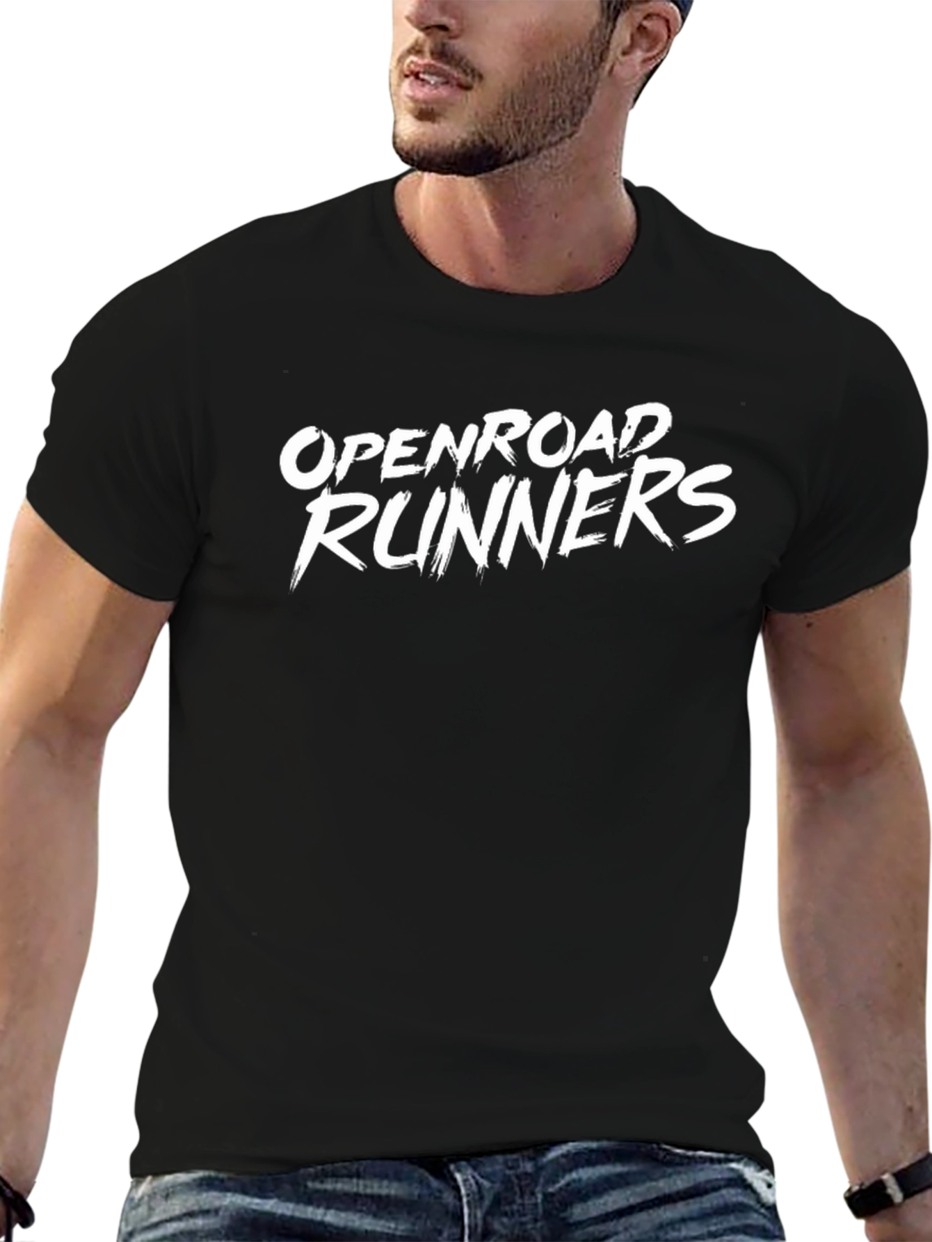 Openroad Runners Graphic Tee - Black