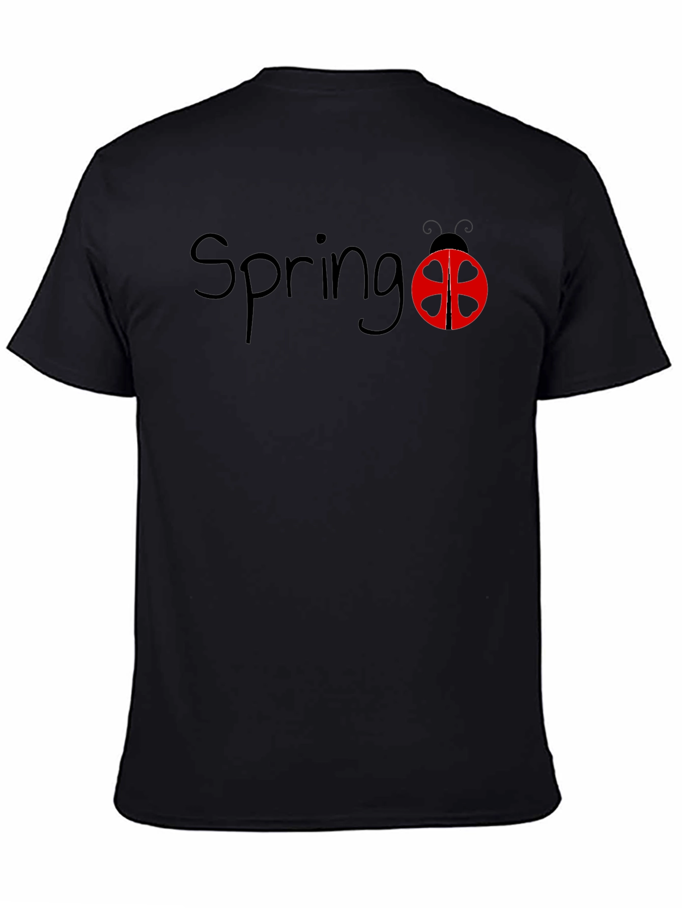 Spring Ladybug Graphic T-Shirt
