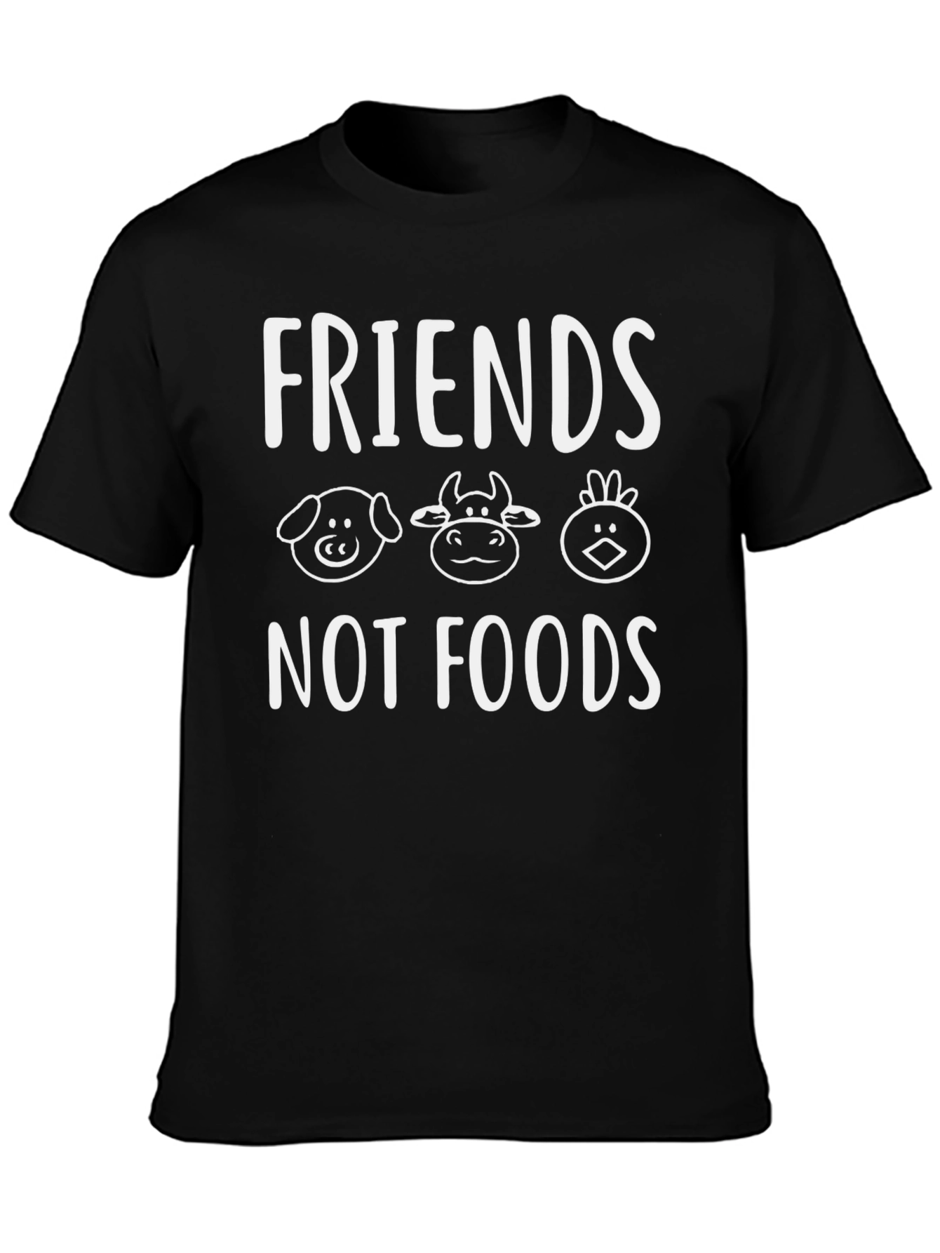 Friends Not Food Vegan T-Shirt