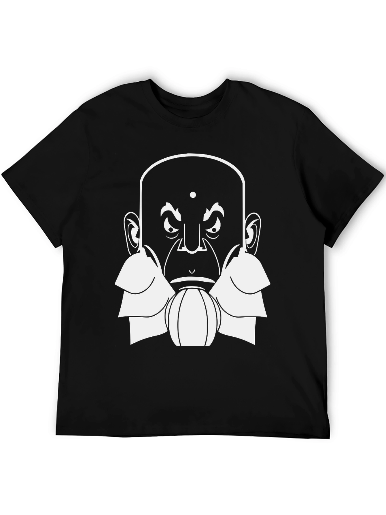 Guru Graphic Tee - Bald Cartoon Head Design