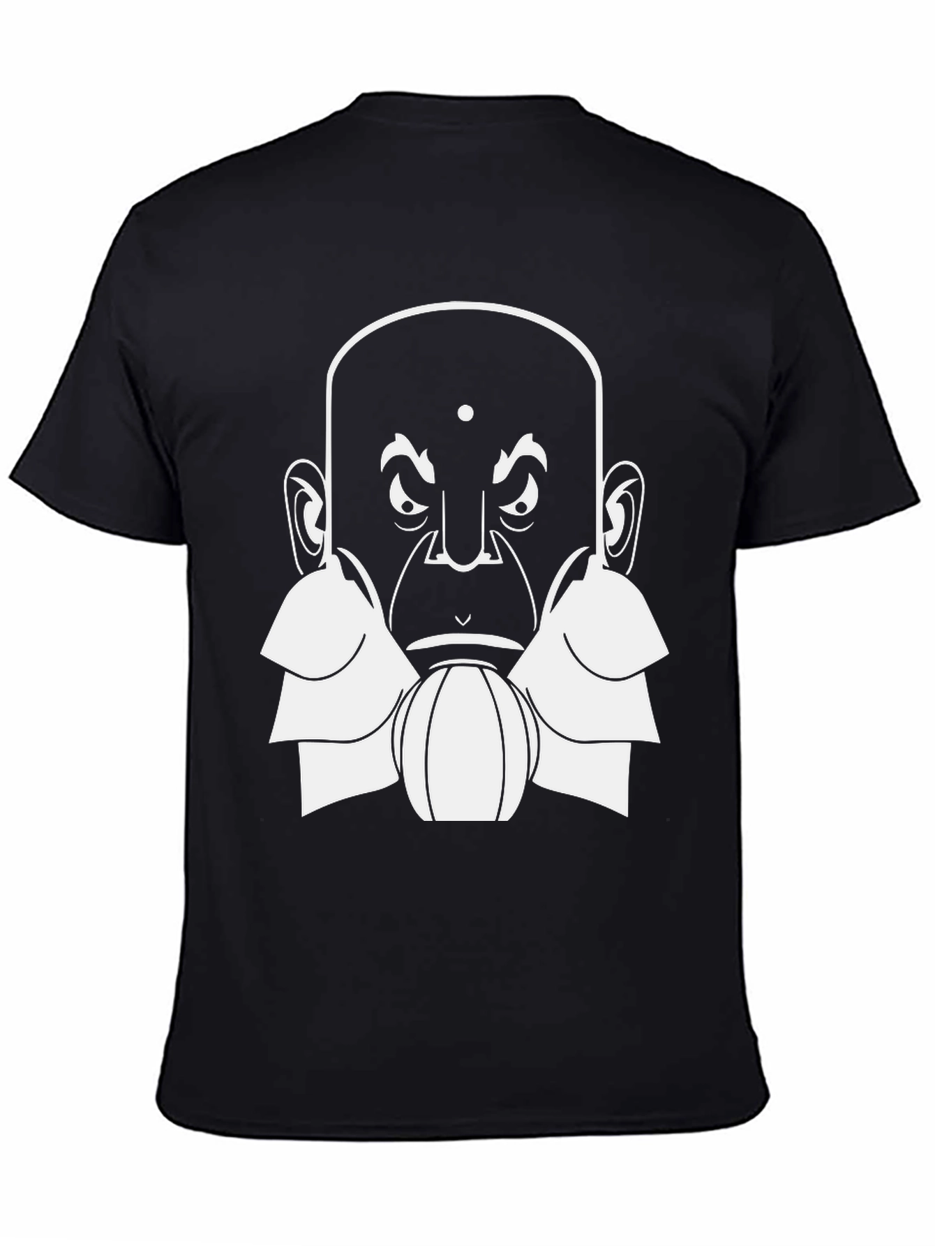 Guru Graphic Tee - Bald Cartoon Head Design