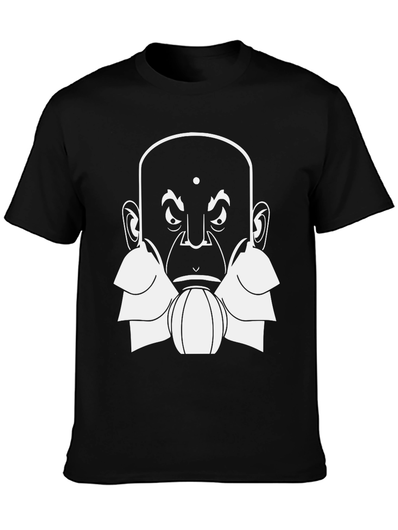 Guru Graphic Tee - Bald Cartoon Head Design