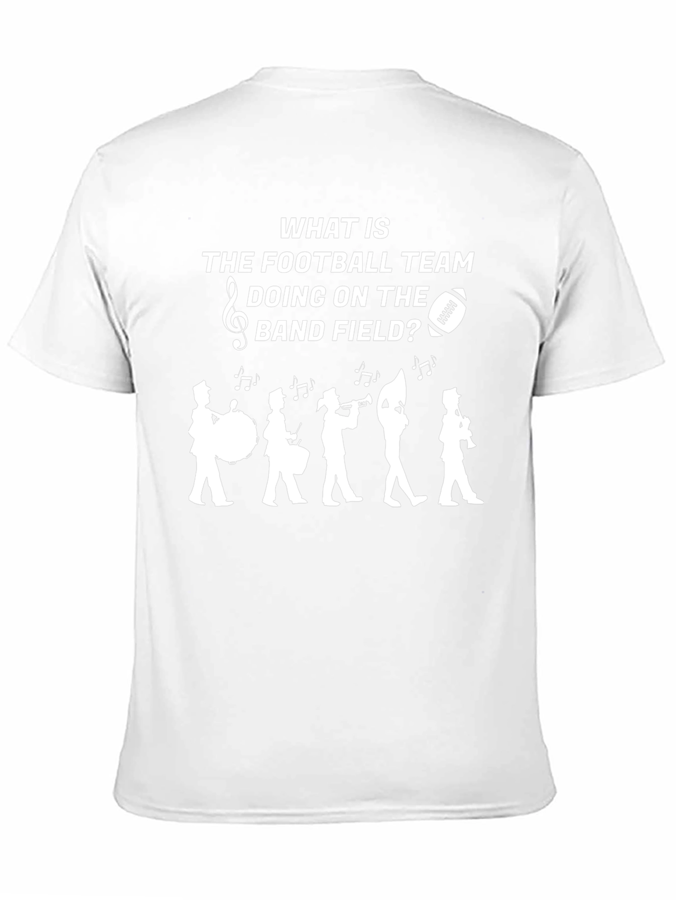 Football Team on the Band Field T-Shirt