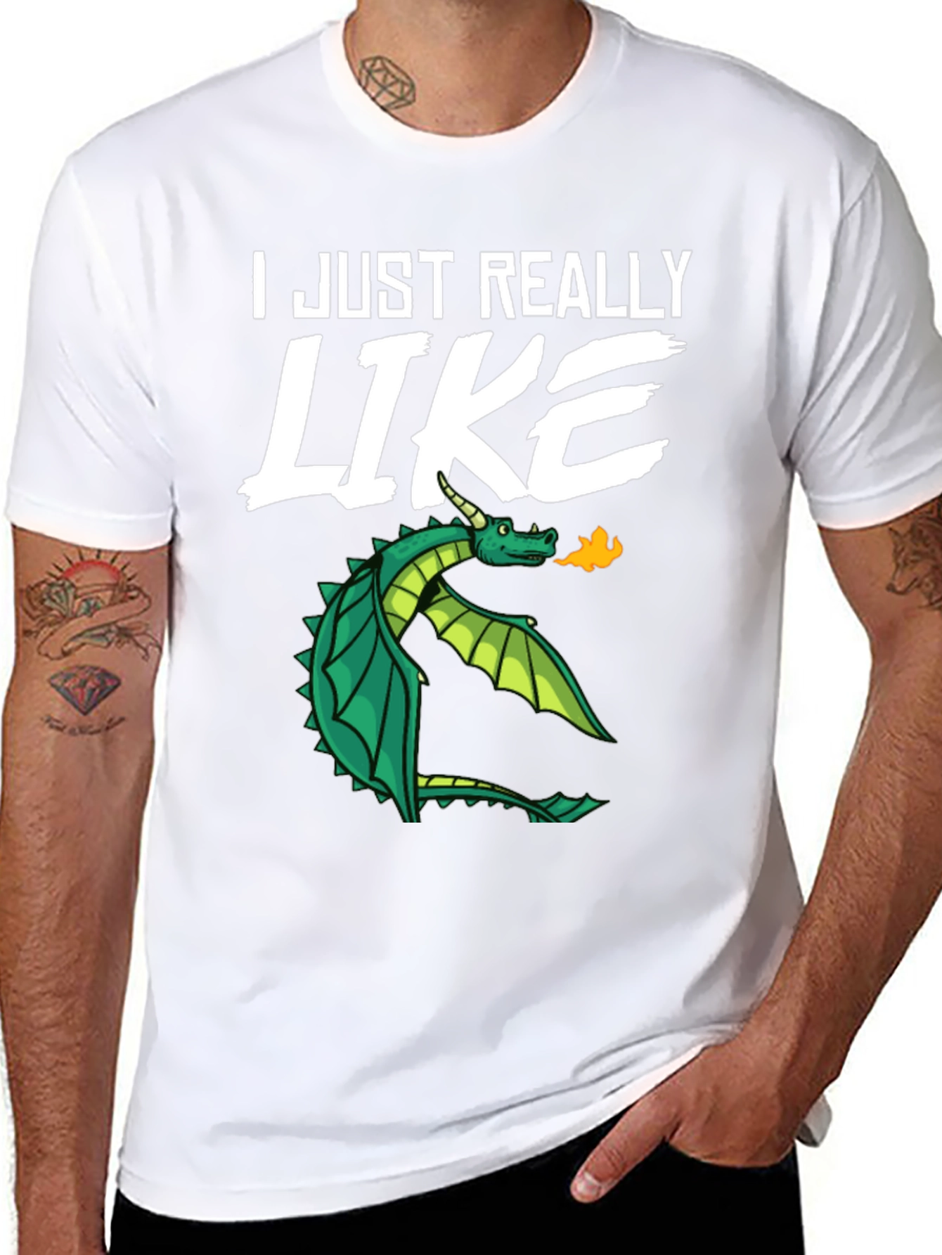 Dragon Lover Tee - I Just Really Like Dragons