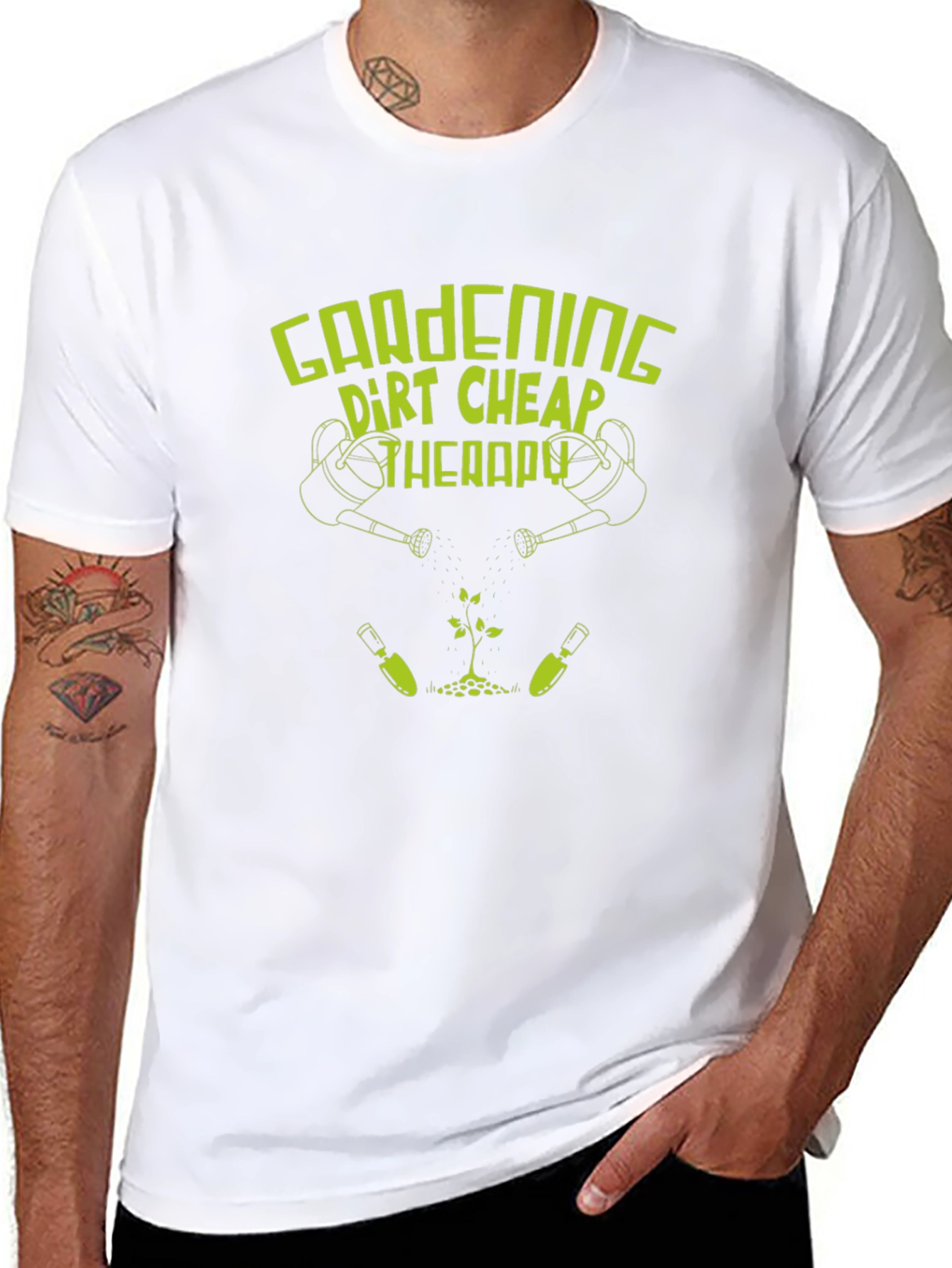 Gardening Therapy T-Shirt - Dirt Cheap Fun!