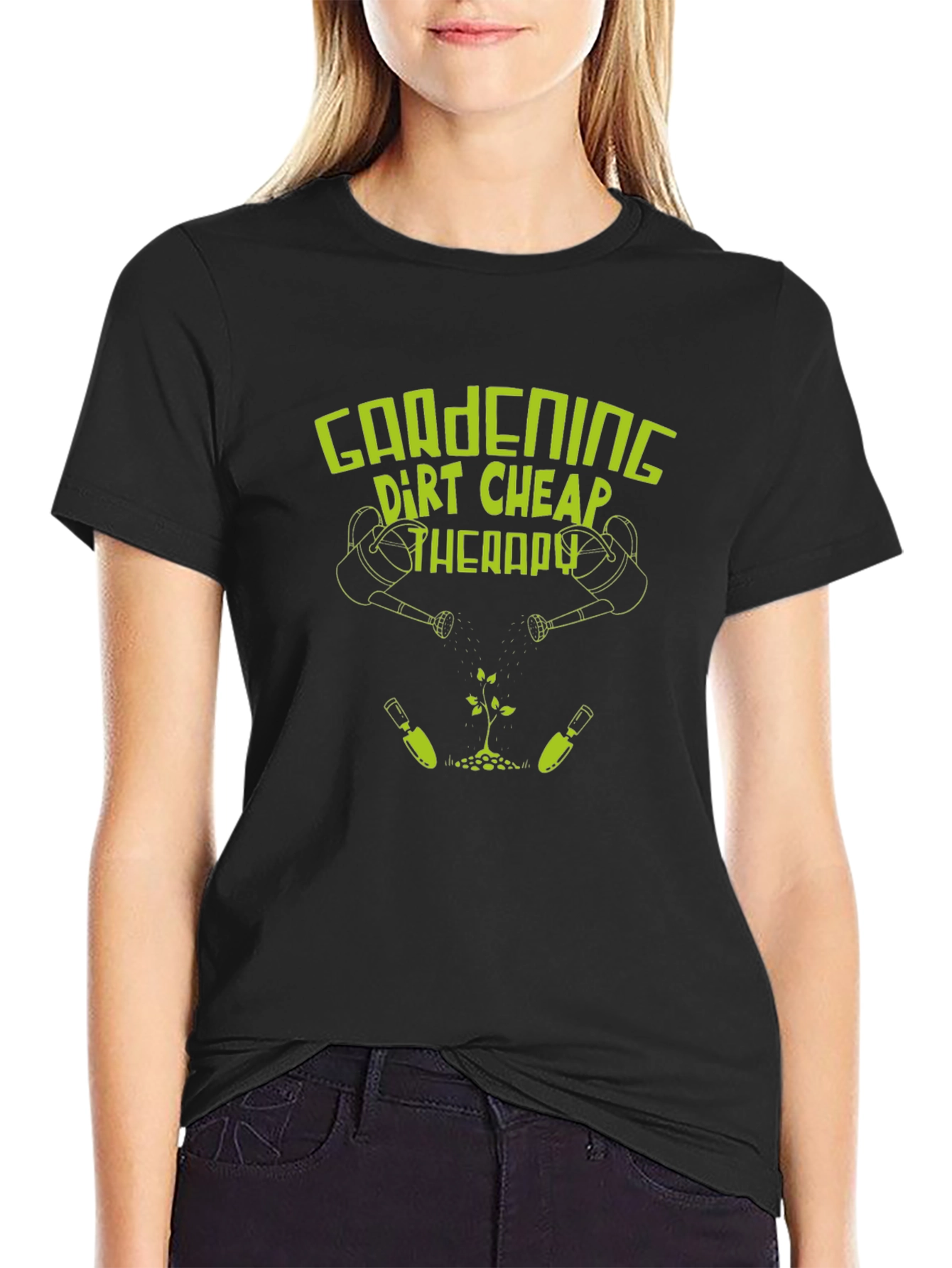 Gardening Therapy T-Shirt - Dirt Cheap Fun!