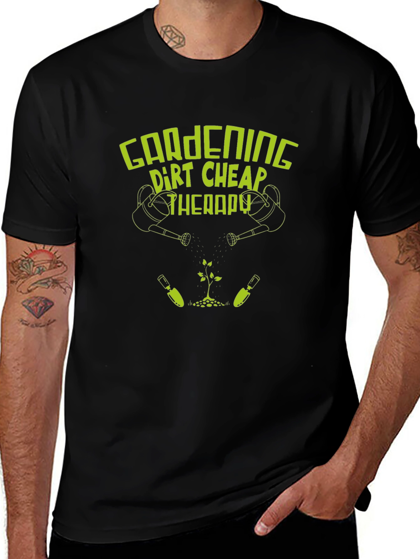 Gardening Therapy T-Shirt - Dirt Cheap Fun!