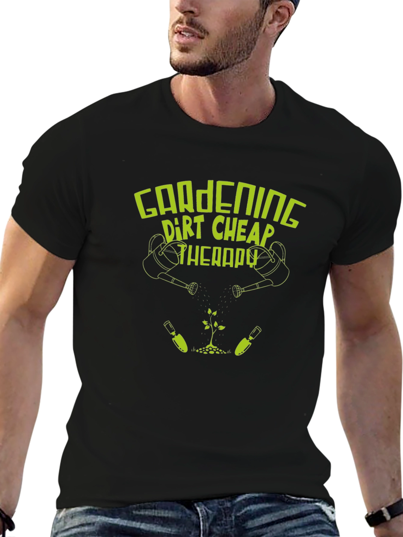 Gardening Therapy T-Shirt - Dirt Cheap Fun!