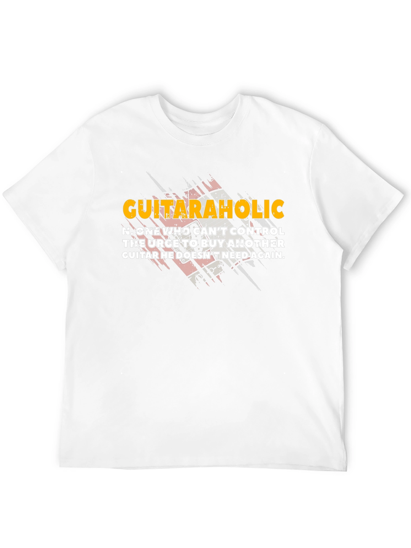 Guitaraholic T-Shirt - Funny Guitar Player Gift