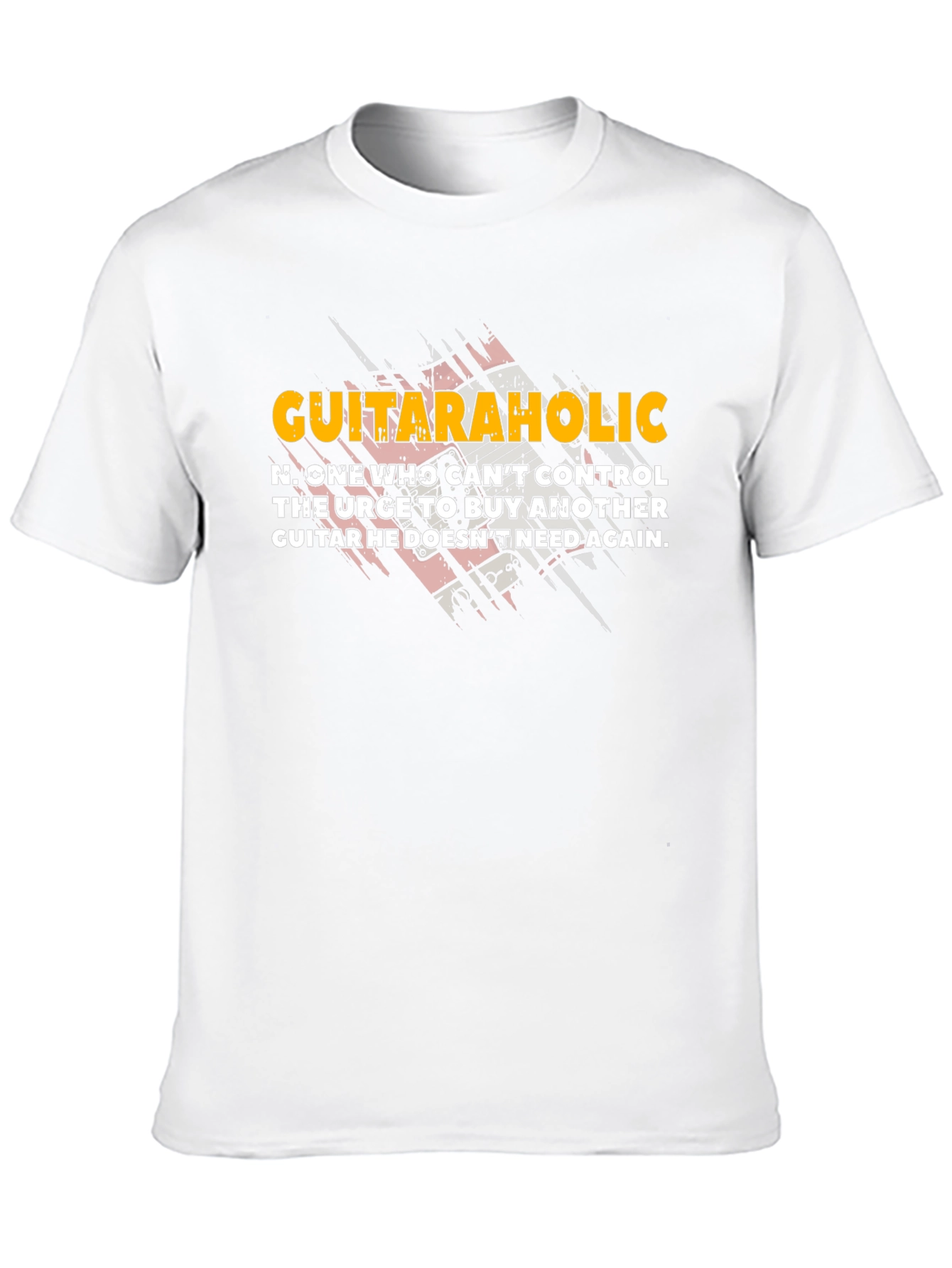 Guitaraholic T-Shirt - Funny Guitar Player Gift