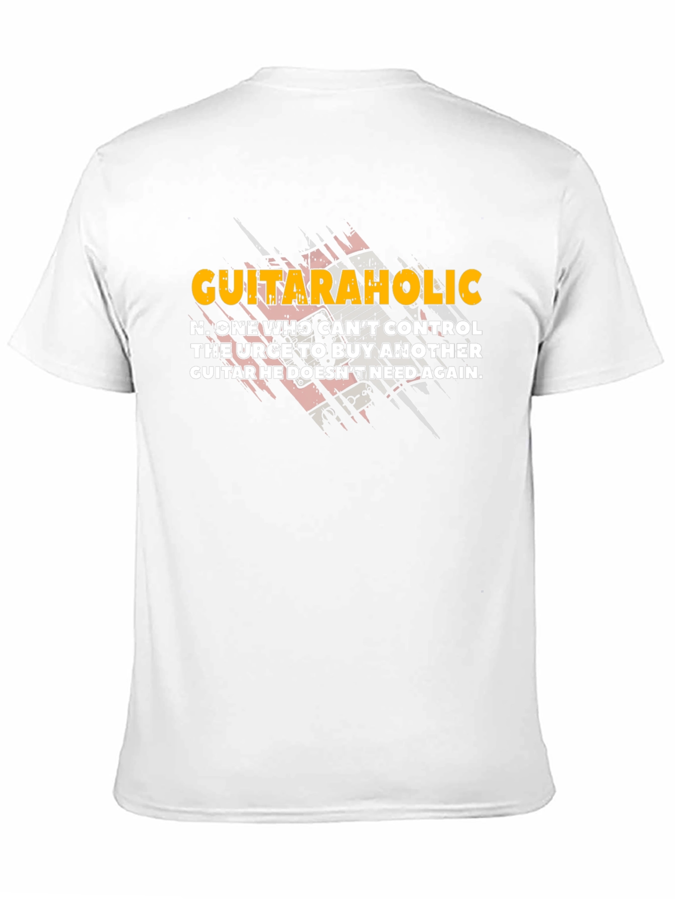 Guitaraholic T-Shirt - Funny Guitar Player Gift