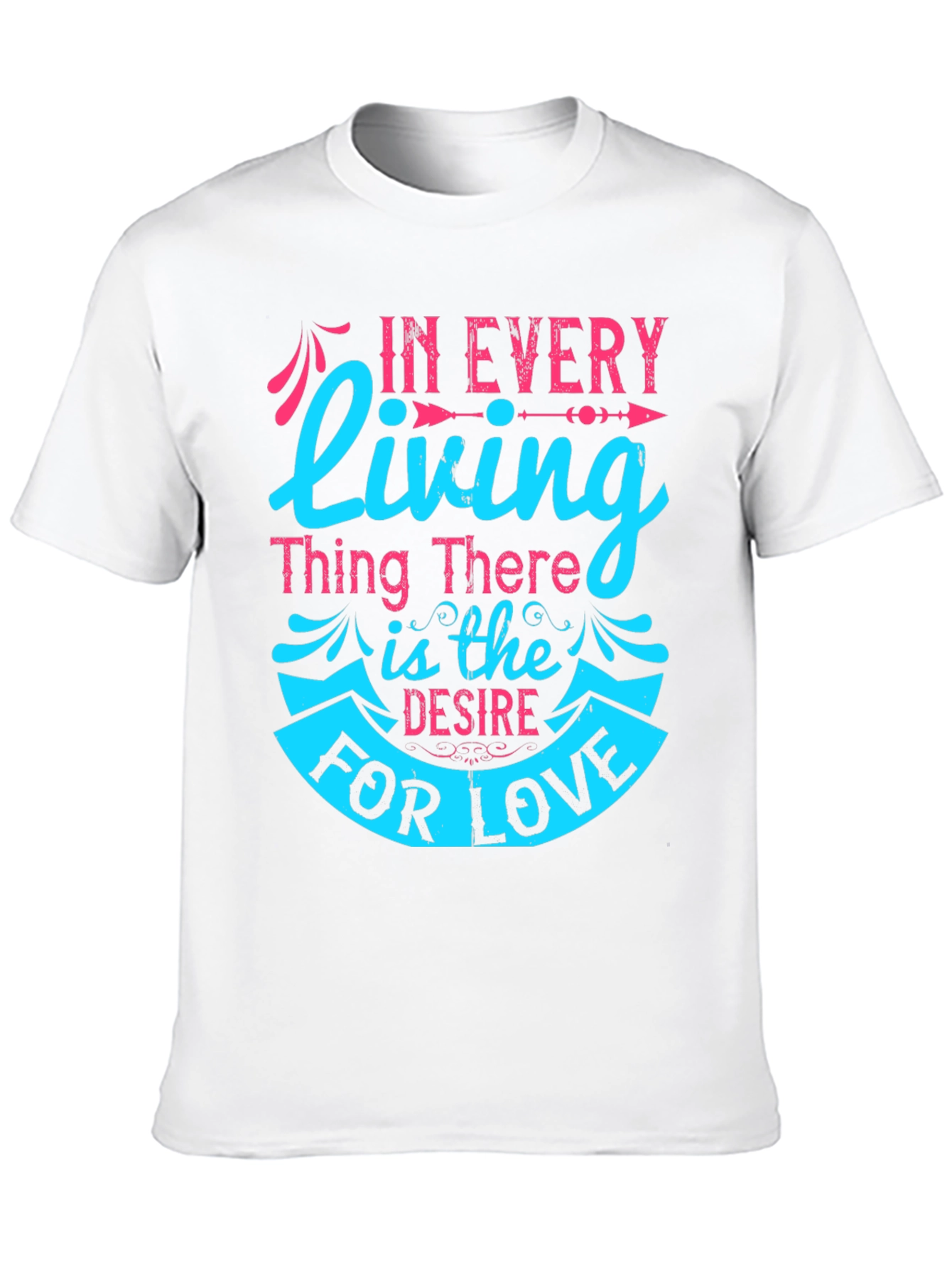 Love Desire Graphic Tee - Black Cotton T-Shirt