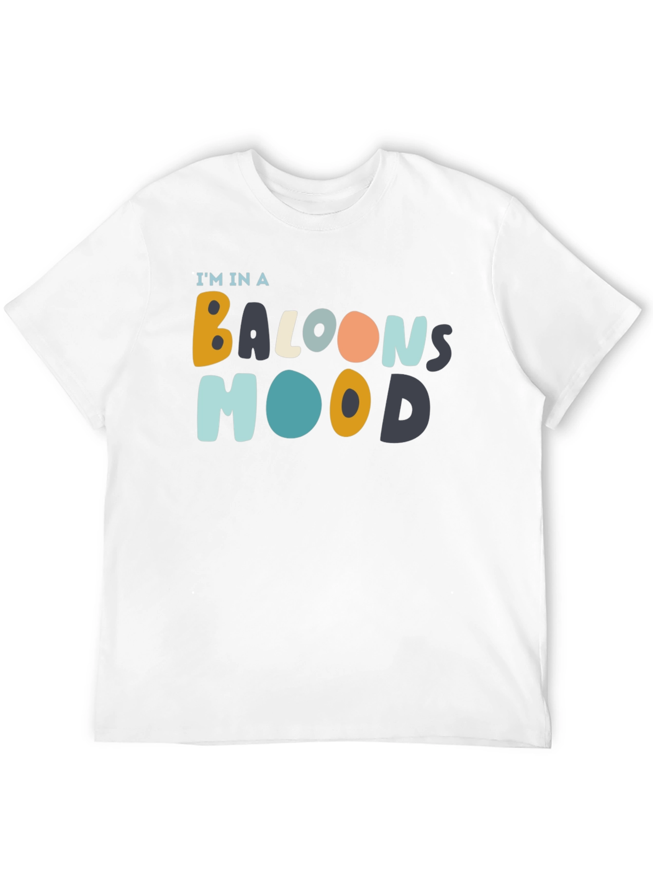 Balloon Mood Black Graphic Tee
