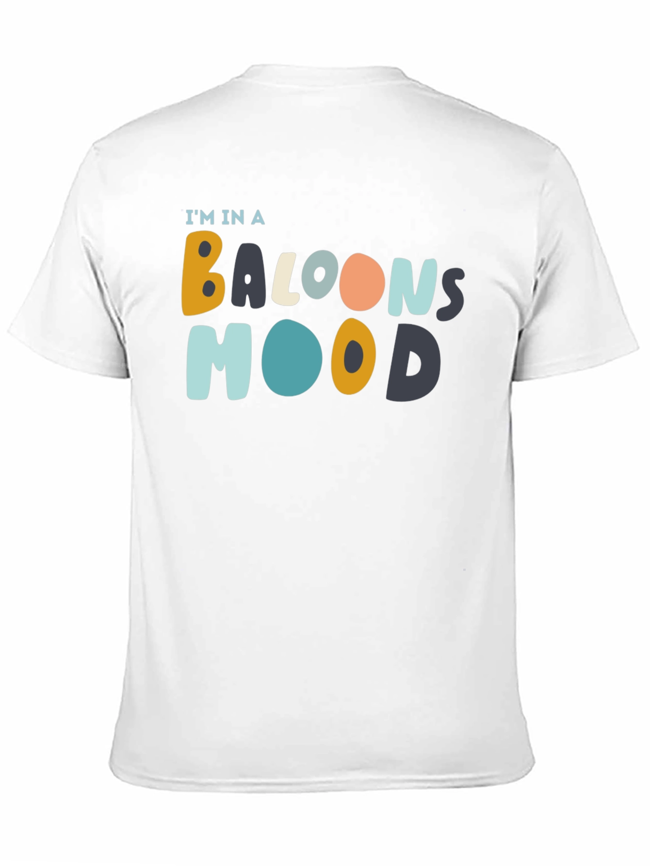 Balloon Mood Black Graphic Tee