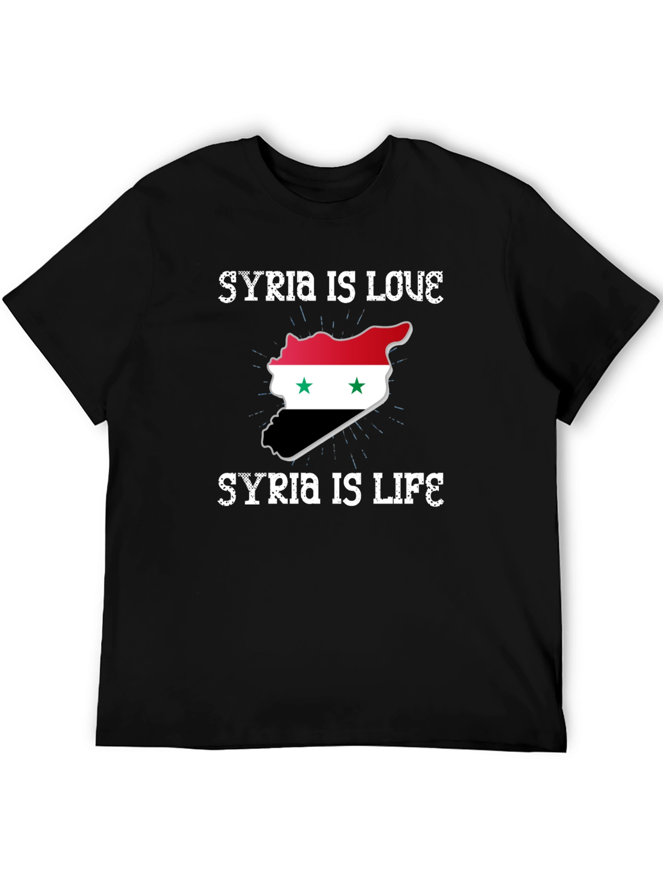 Syria Is Love Syria Is Life Graphic T-Shirt