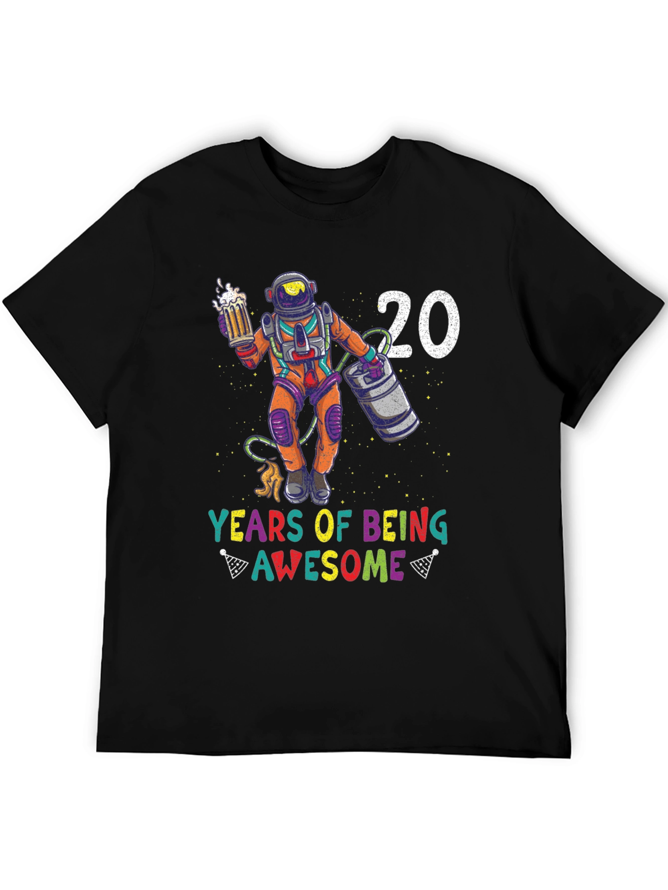 20 Years of Being Awesome Astronaut T-Shirt