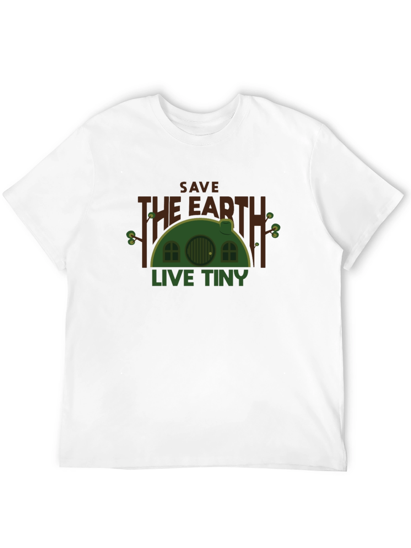 Save the Earth Live Tiny Black T-Shirt