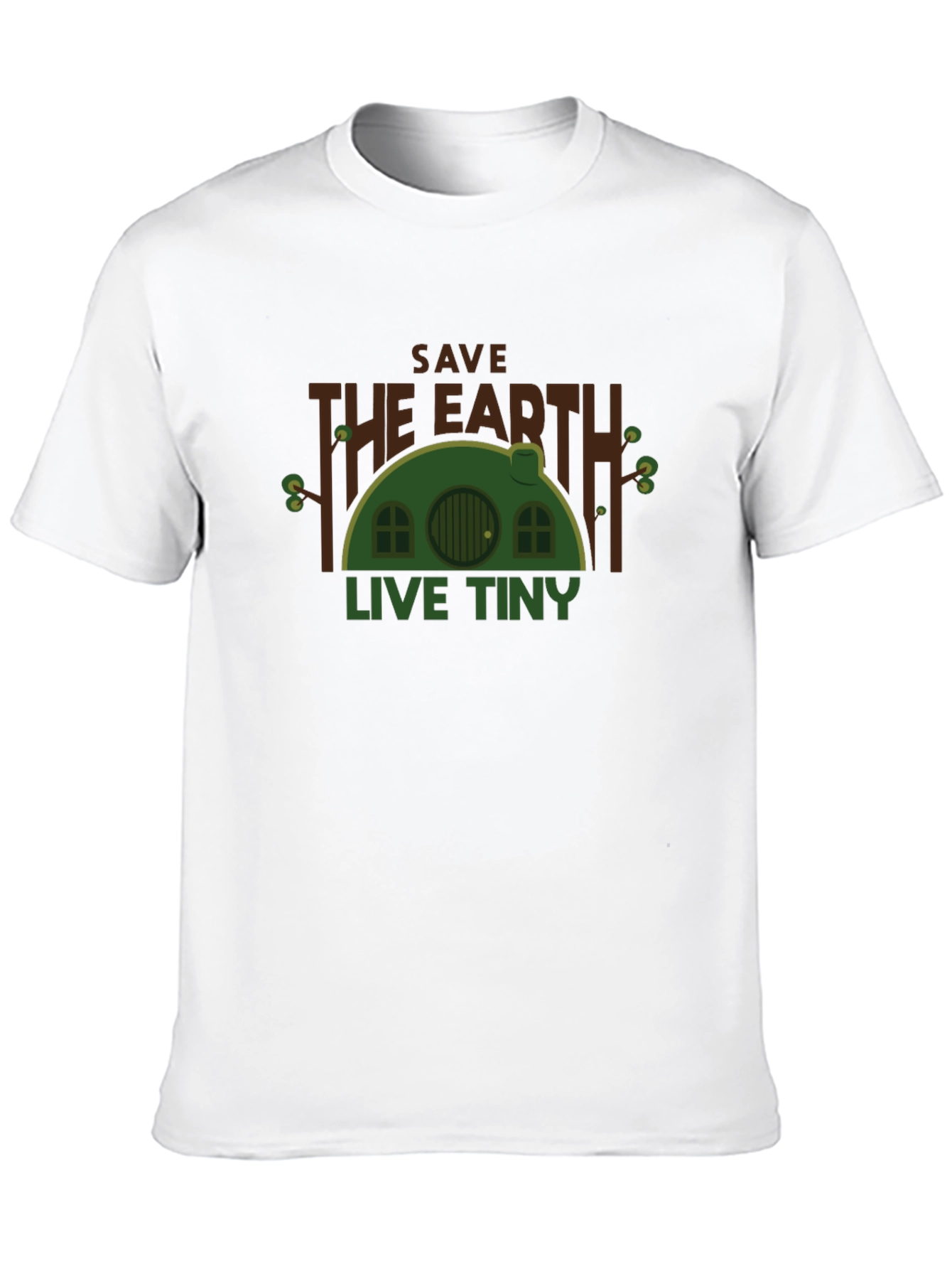 Save the Earth Live Tiny Black T-Shirt