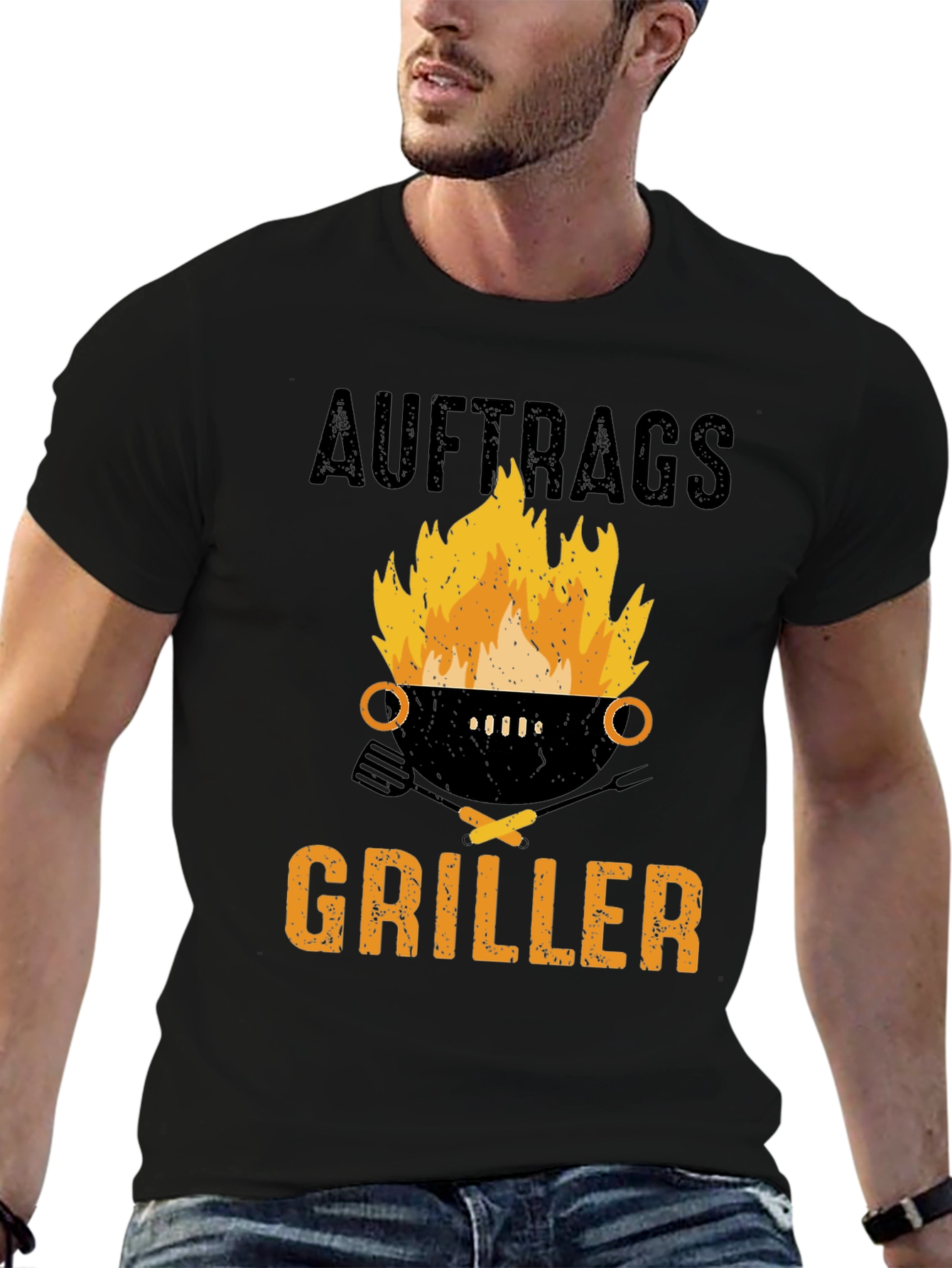 Auftrags Griller T-Shirt - BBQ Grill Master Tee