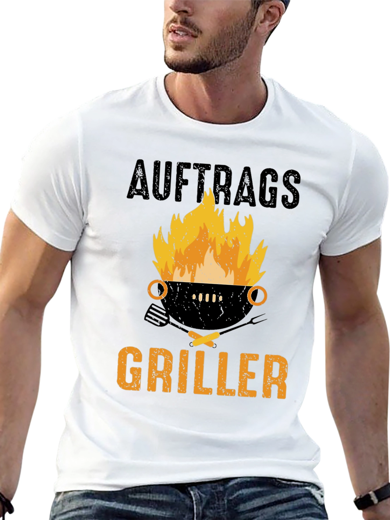 Auftrags Griller T-Shirt - BBQ Grill Master Tee