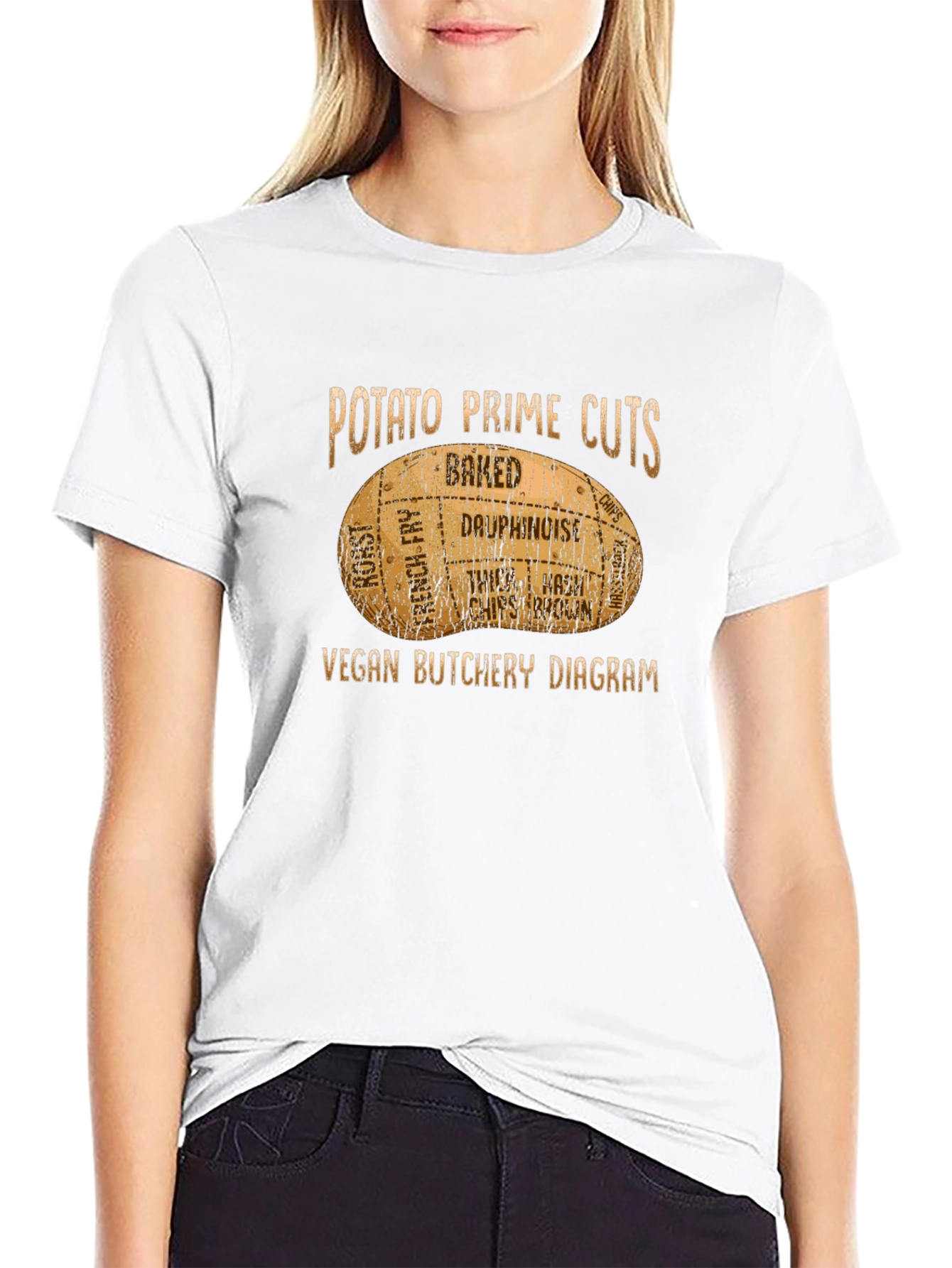 Vegan Potato Prime Cuts T-Shirt