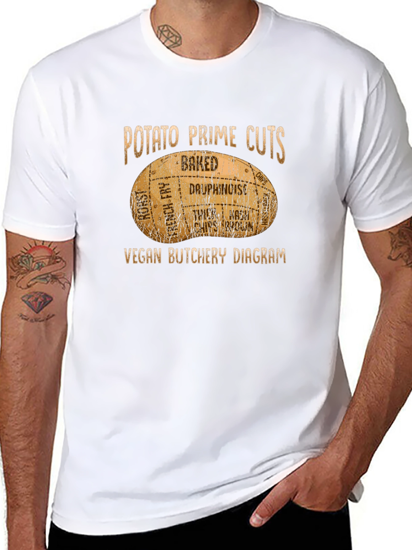Vegan Potato Prime Cuts T-Shirt