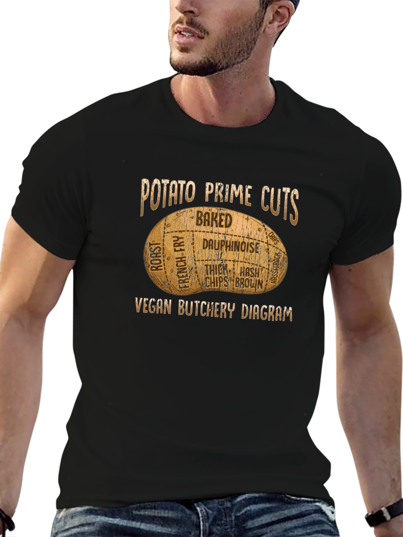 Vegan Potato Prime Cuts T-Shirt