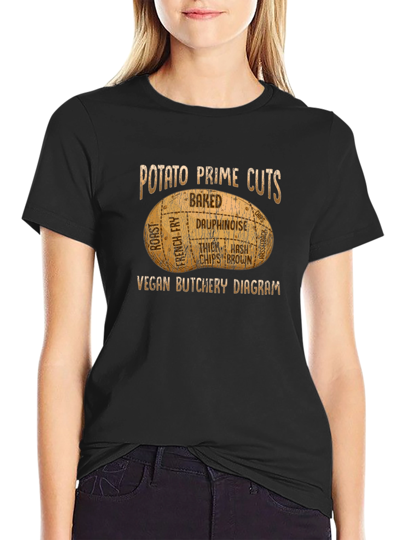 Vegan Potato Prime Cuts T-Shirt
