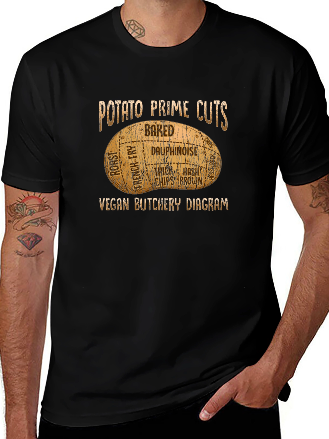Vegan Potato Prime Cuts T-Shirt