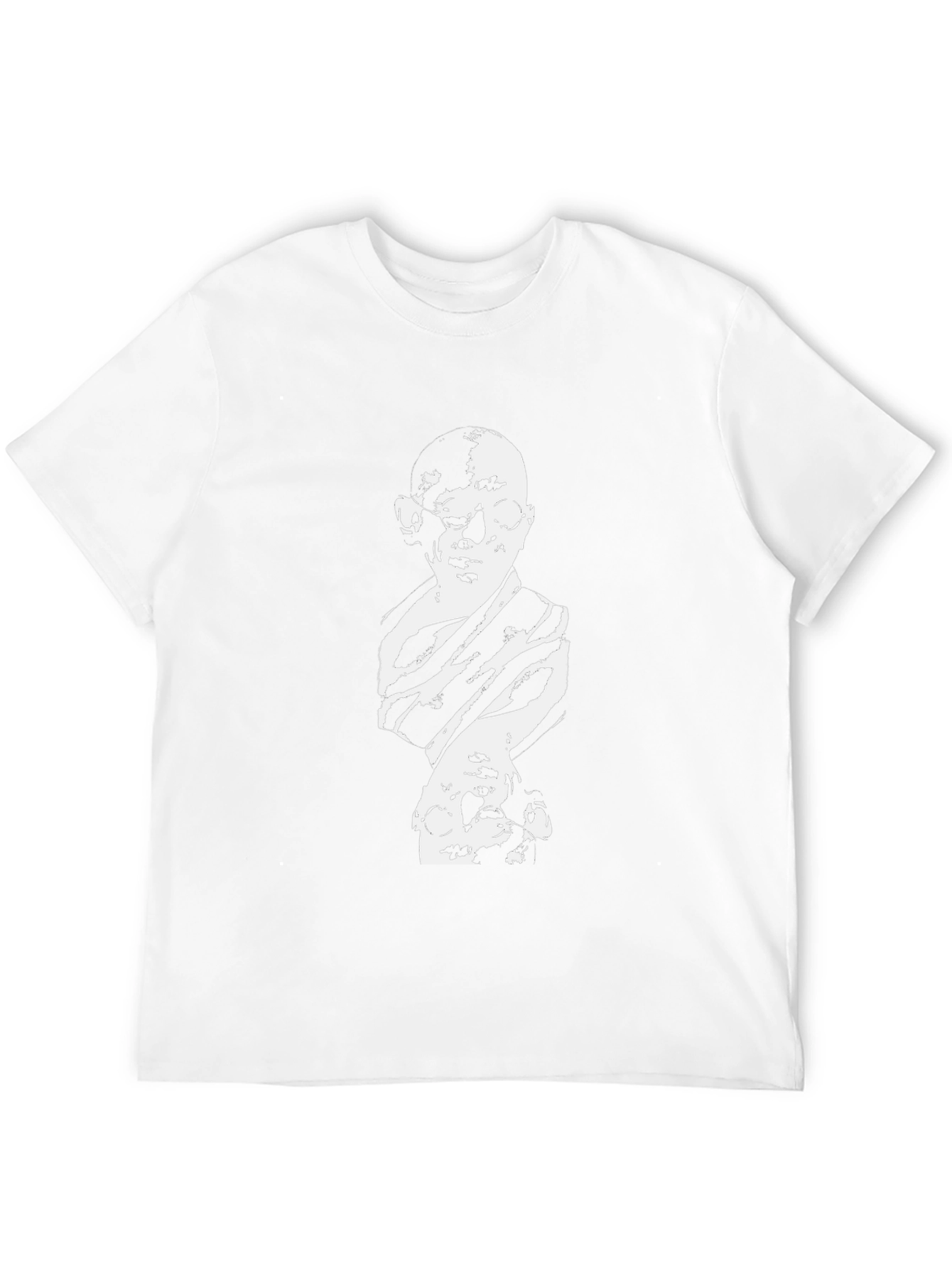 Gandhi Graphic Print Black T-Shirt