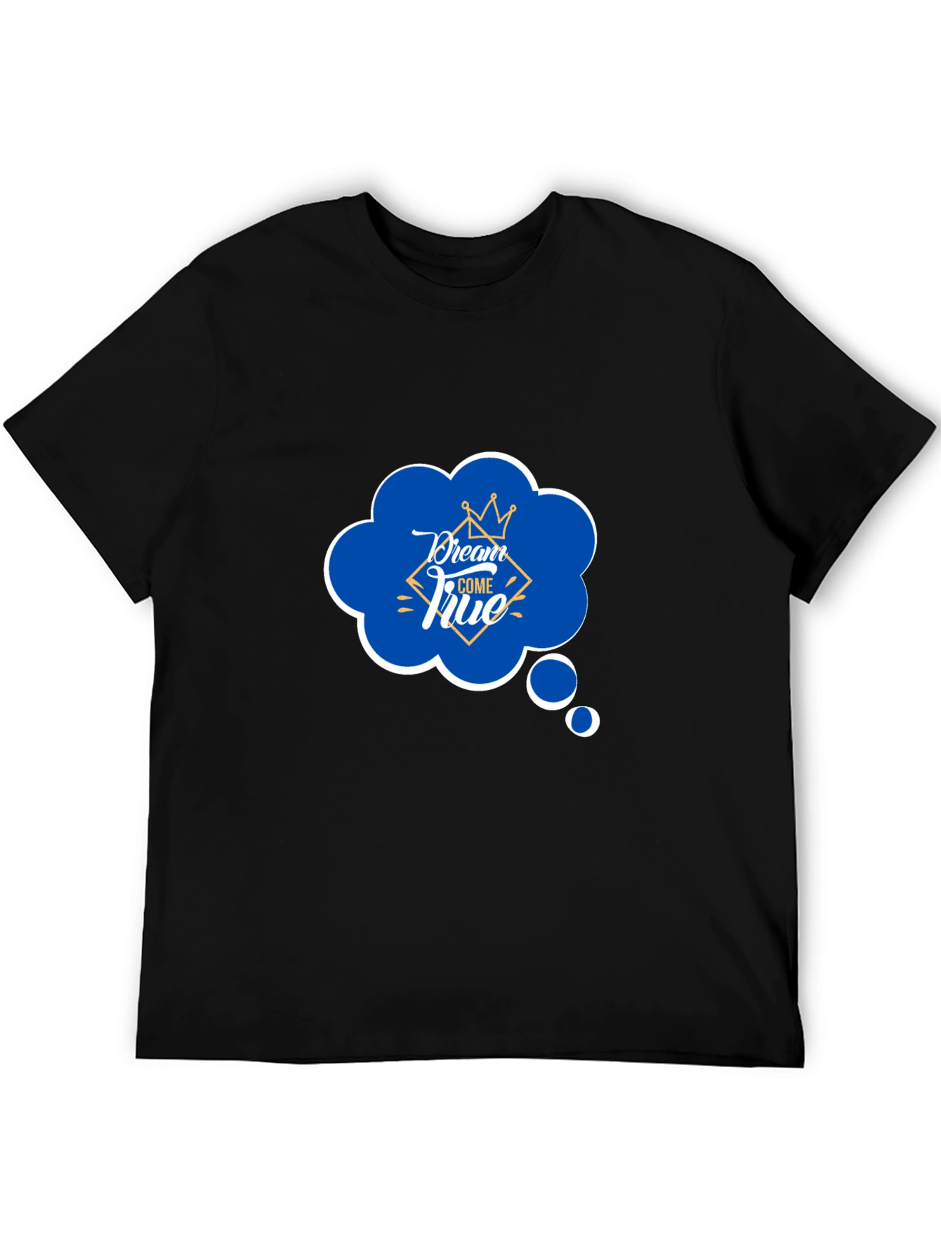 Dream Come True Graphic Black T-Shirt