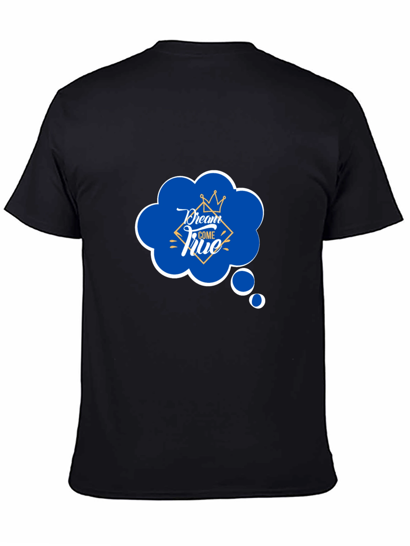 Dream Come True Graphic Black T-Shirt