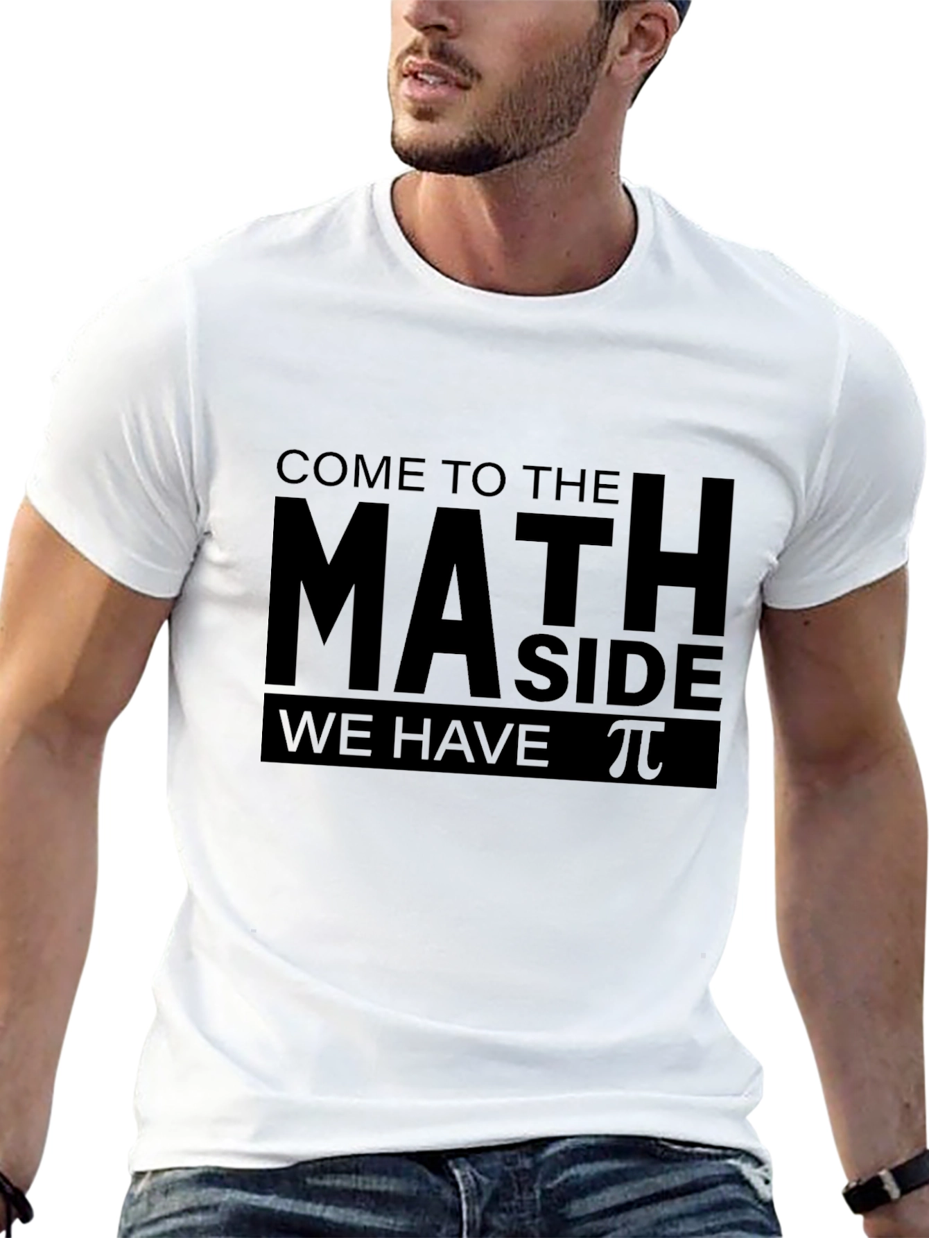 Math Side T-Shirt - Funny Pi Geek Tee