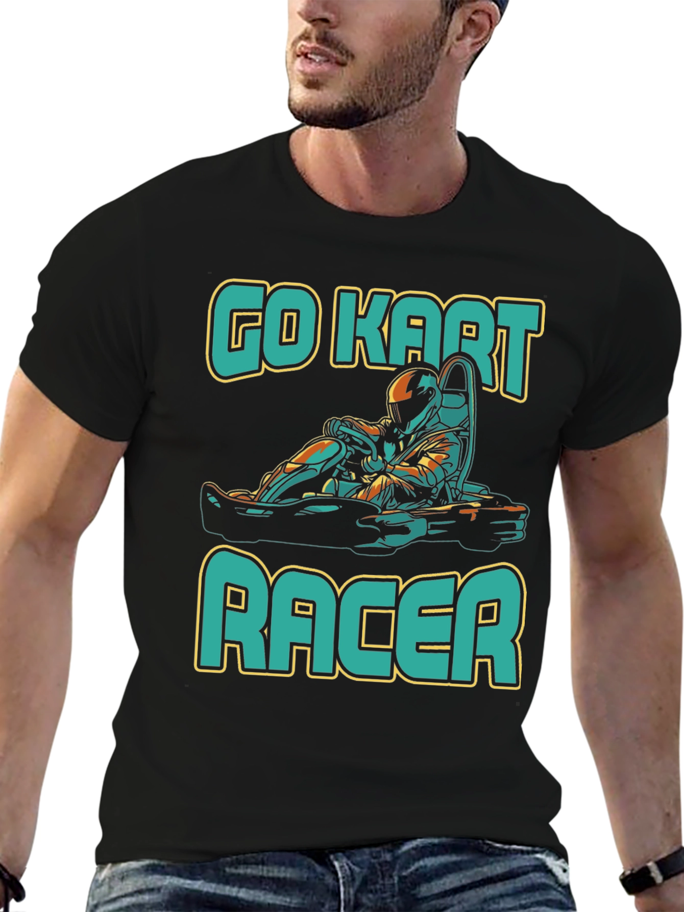 Go Kart Racer Graphic T-Shirt