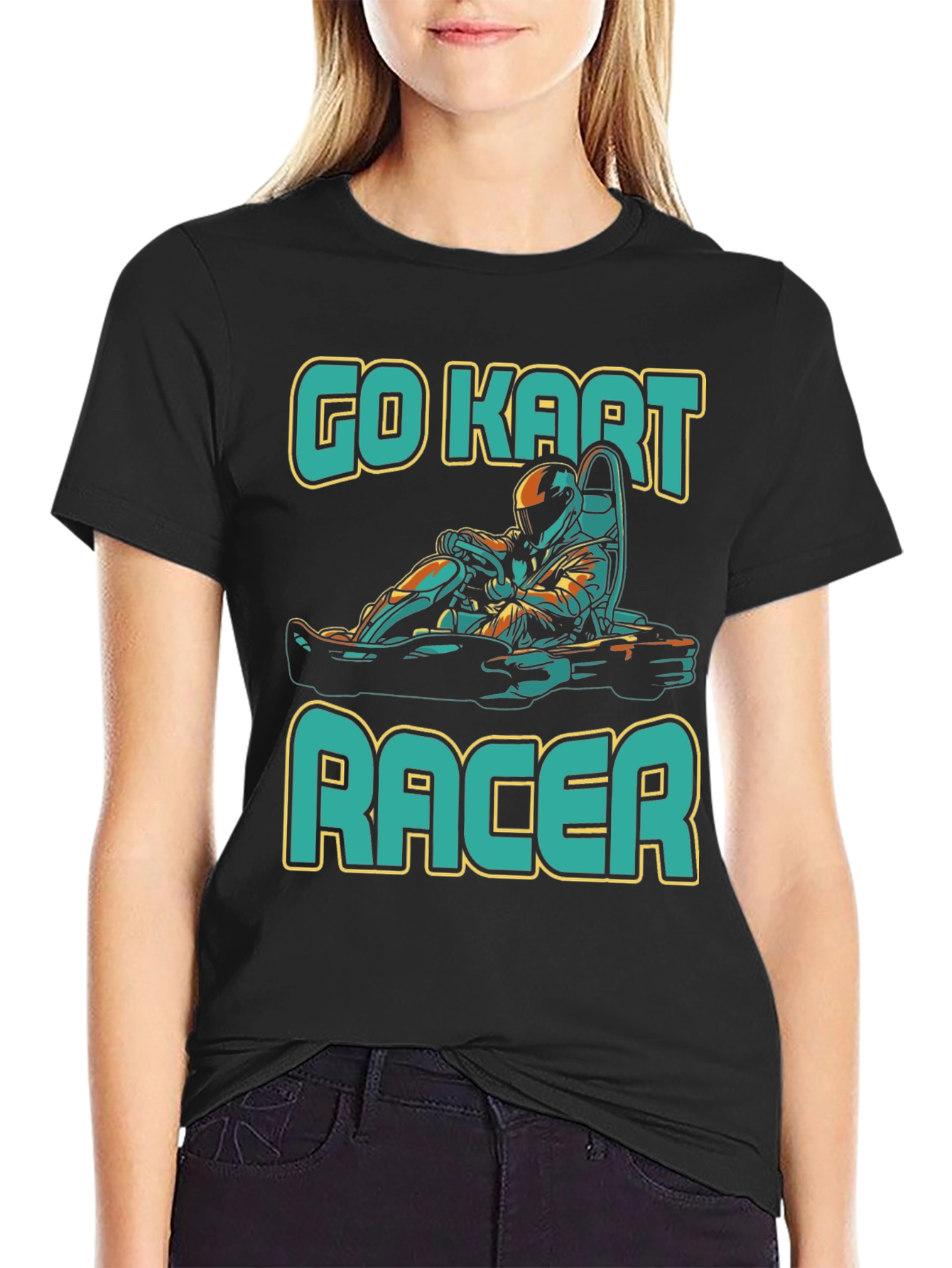 Go Kart Racer Graphic T-Shirt