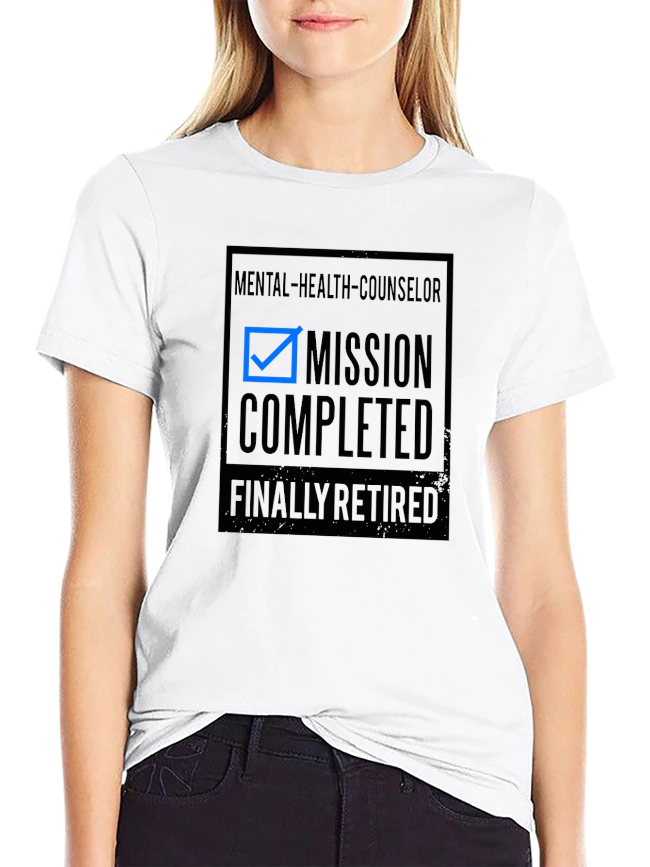 Mental Health Counselor: Mission Completed Retired T-Shirt
