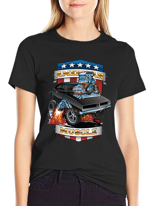 American Muscle Car Graphic T-Shirt