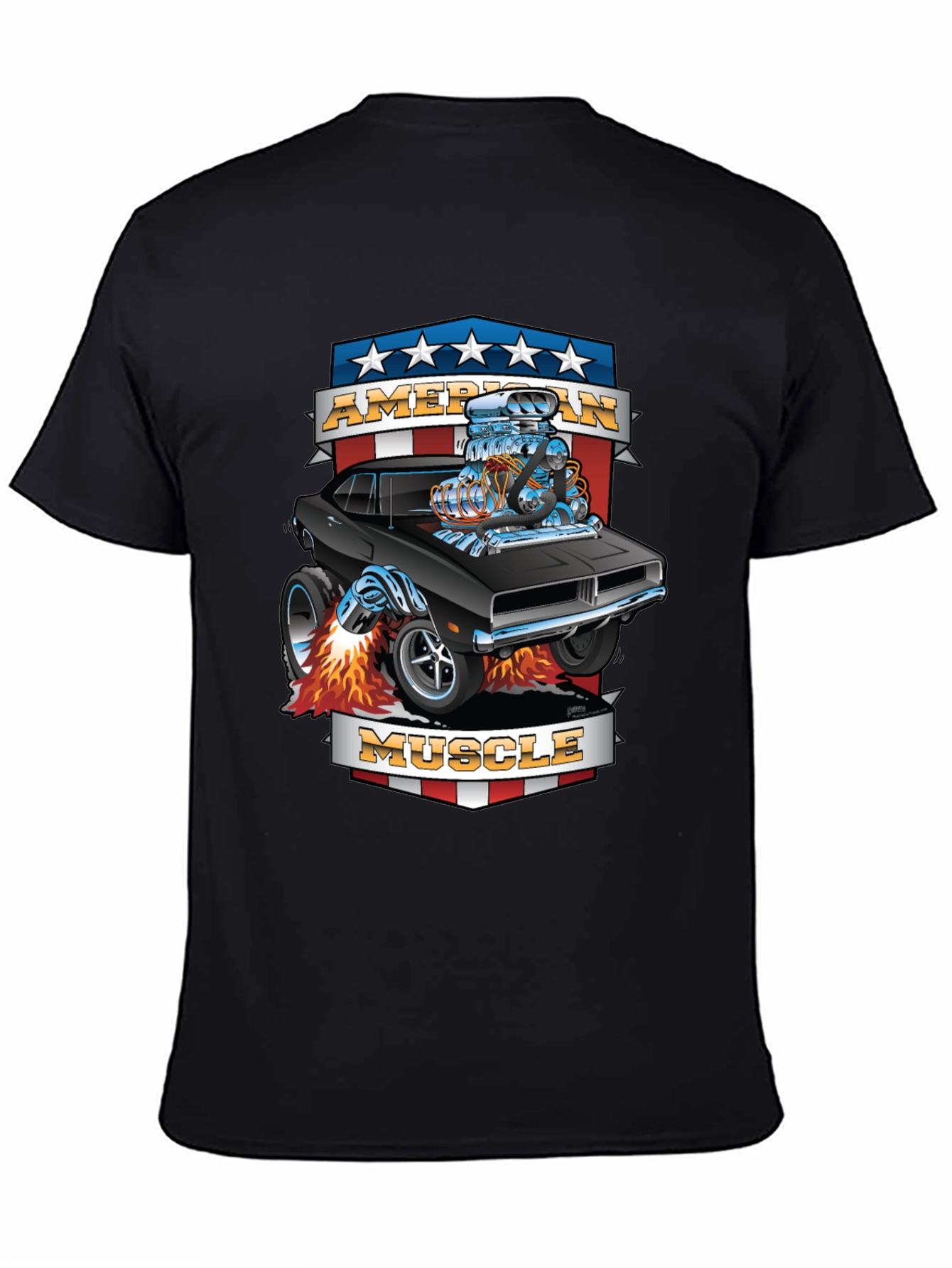 American Muscle Car Graphic T-Shirt
