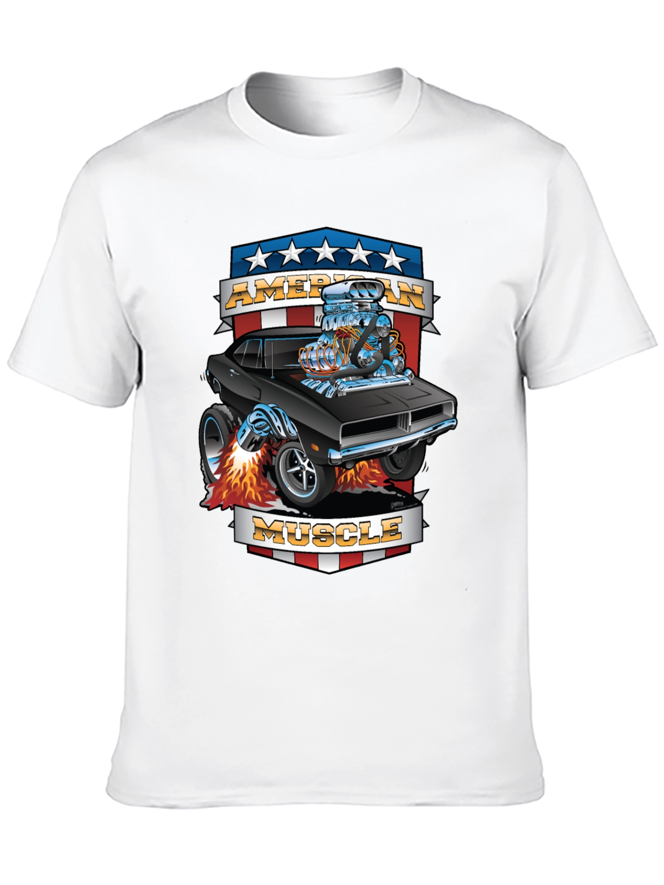 American Muscle Car Graphic T-Shirt