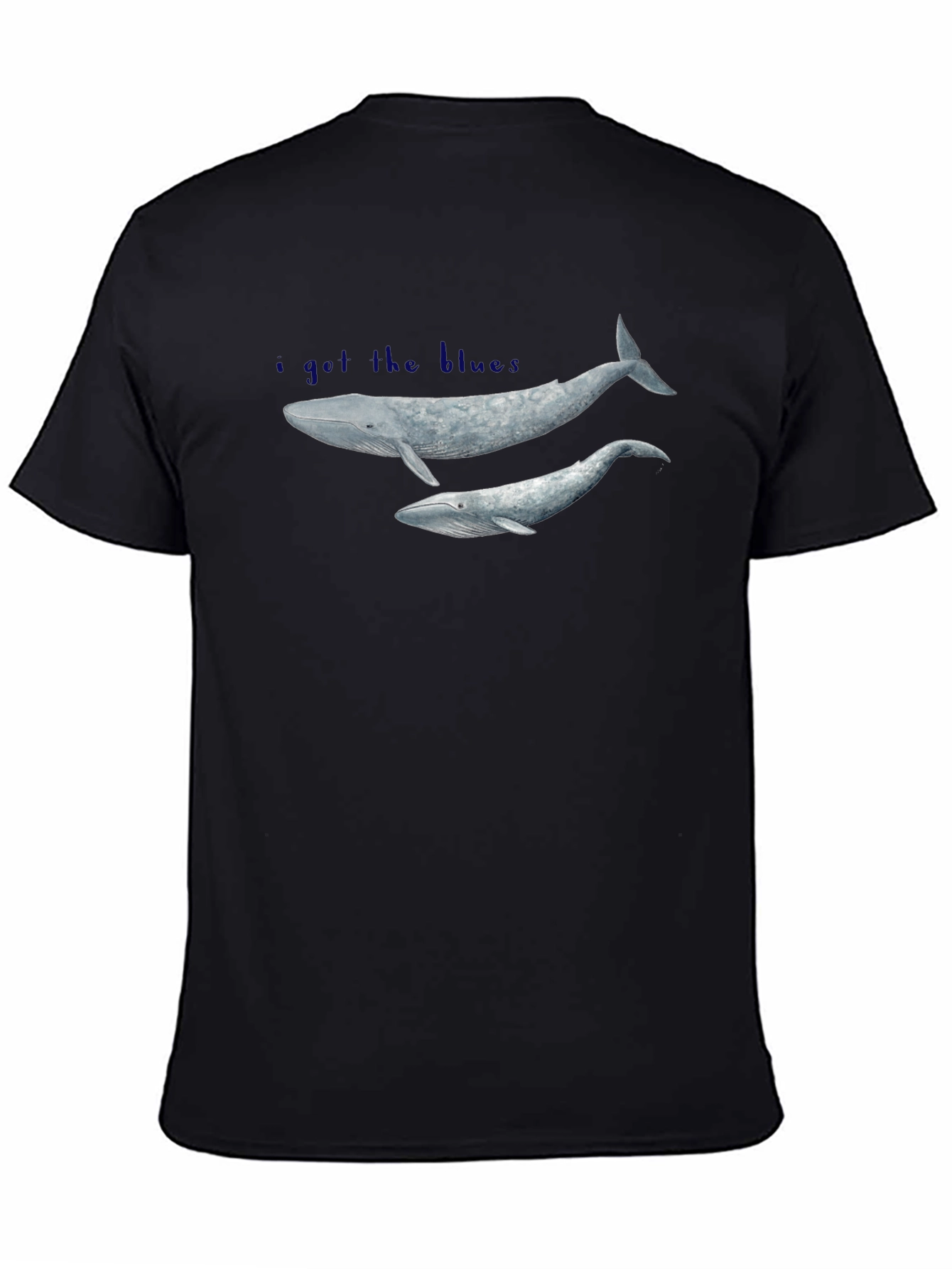 Whale Graphic Print T-Shirt
