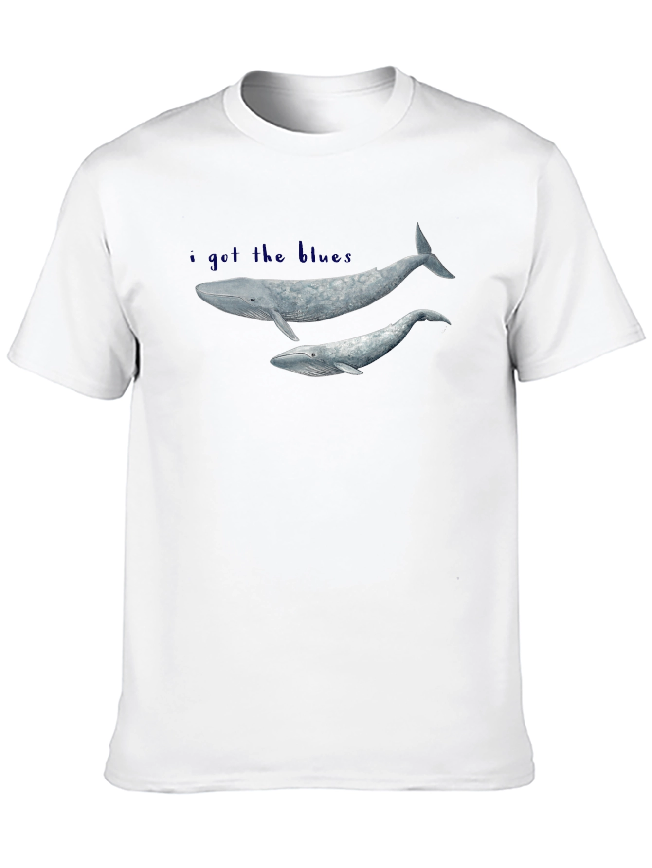 Whale Graphic Print T-Shirt