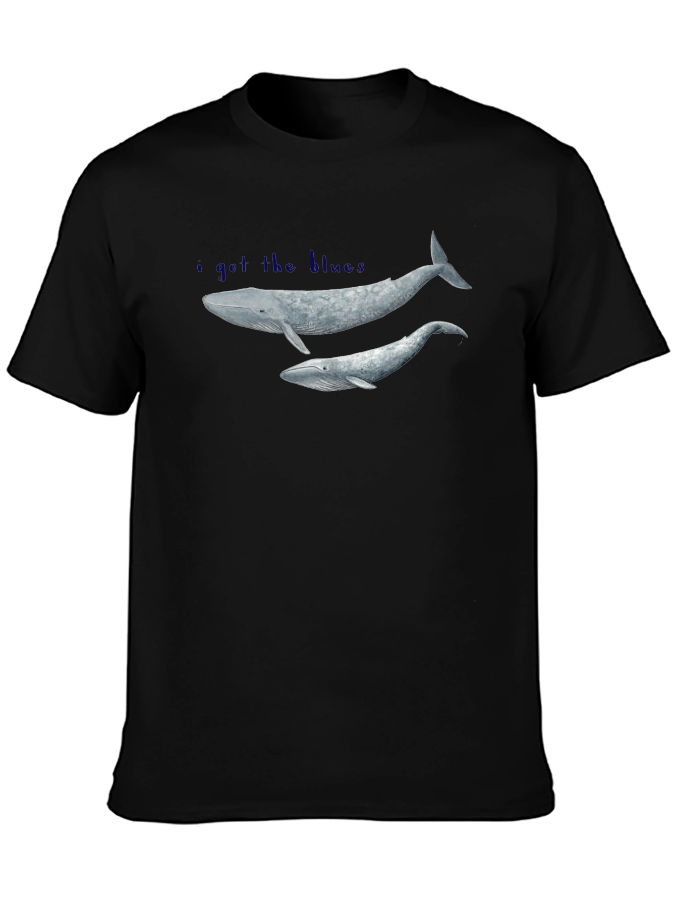 Whale Graphic Print T-Shirt