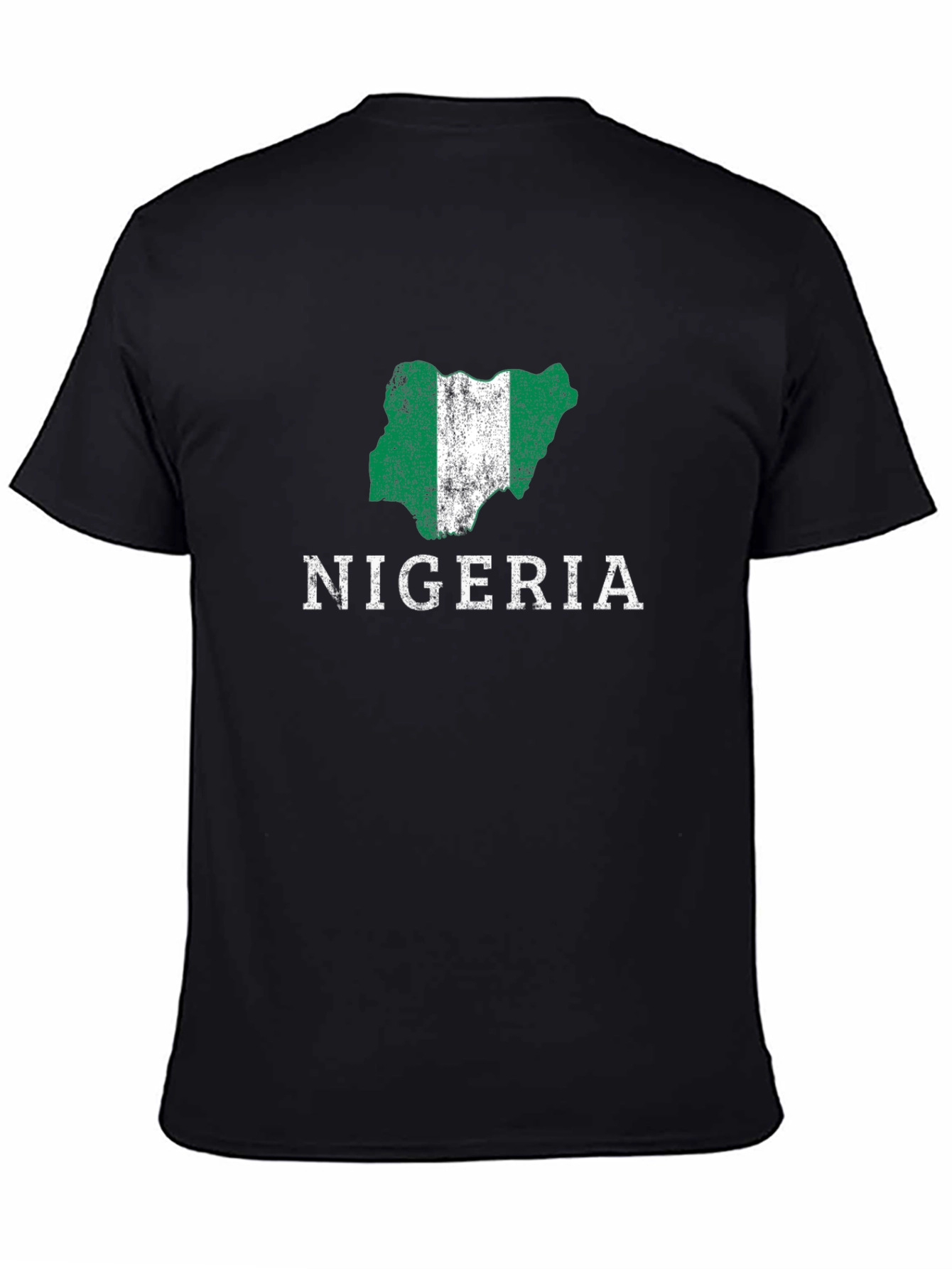 Nigeria Map Flag Graphic T-Shirt