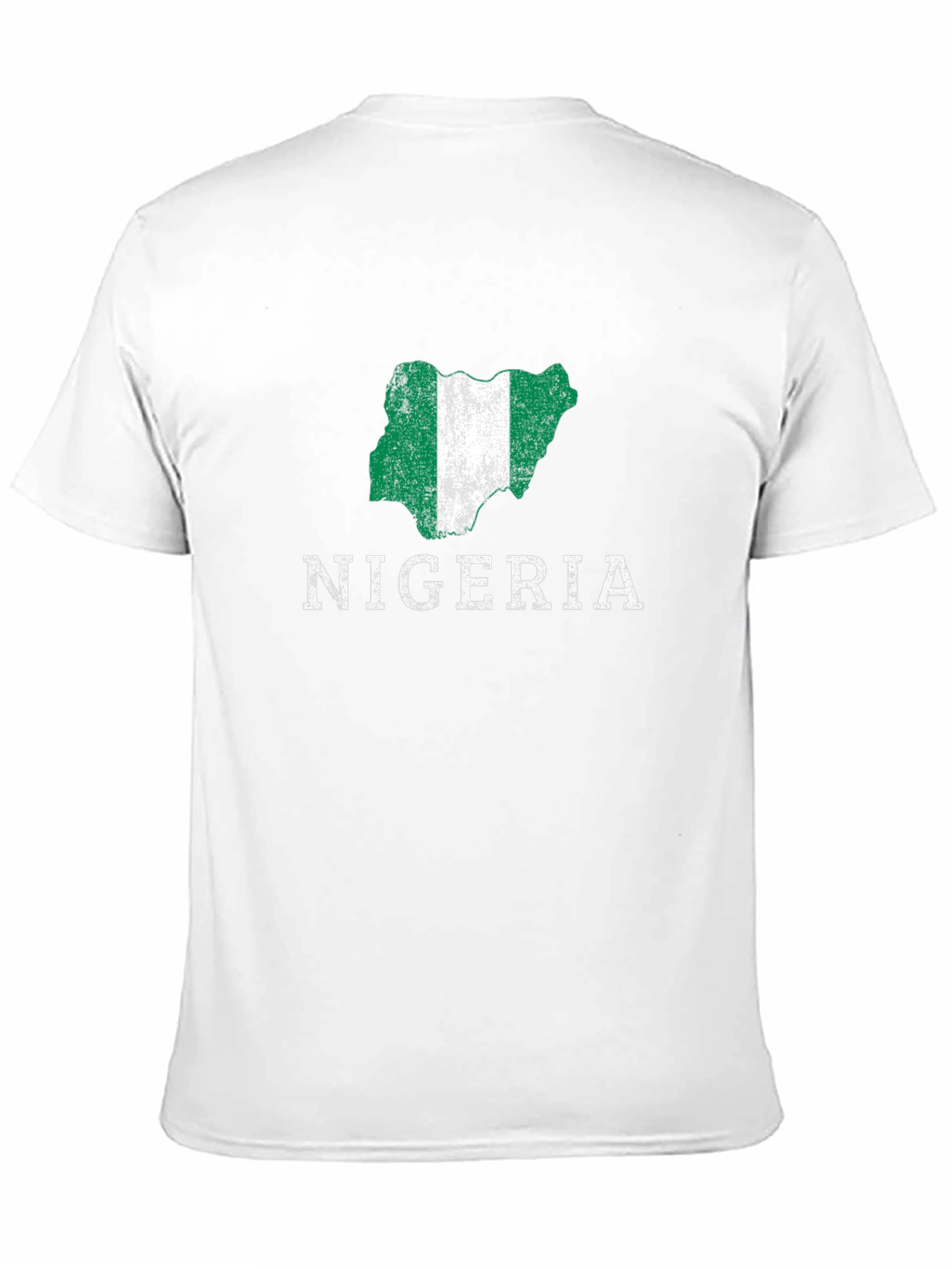 Nigeria Map Flag Graphic T-Shirt