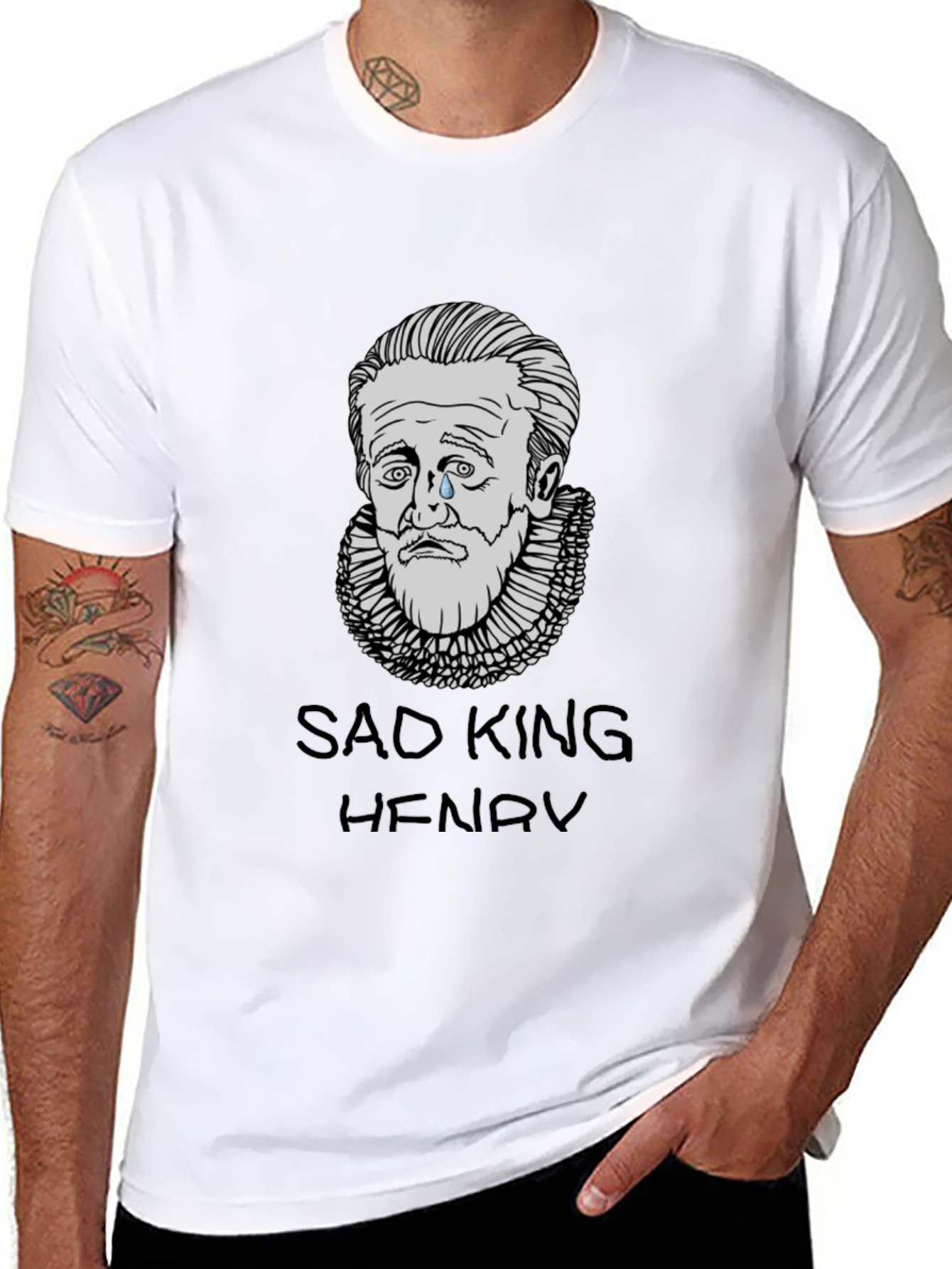 Sad King Henry Graphic Tee