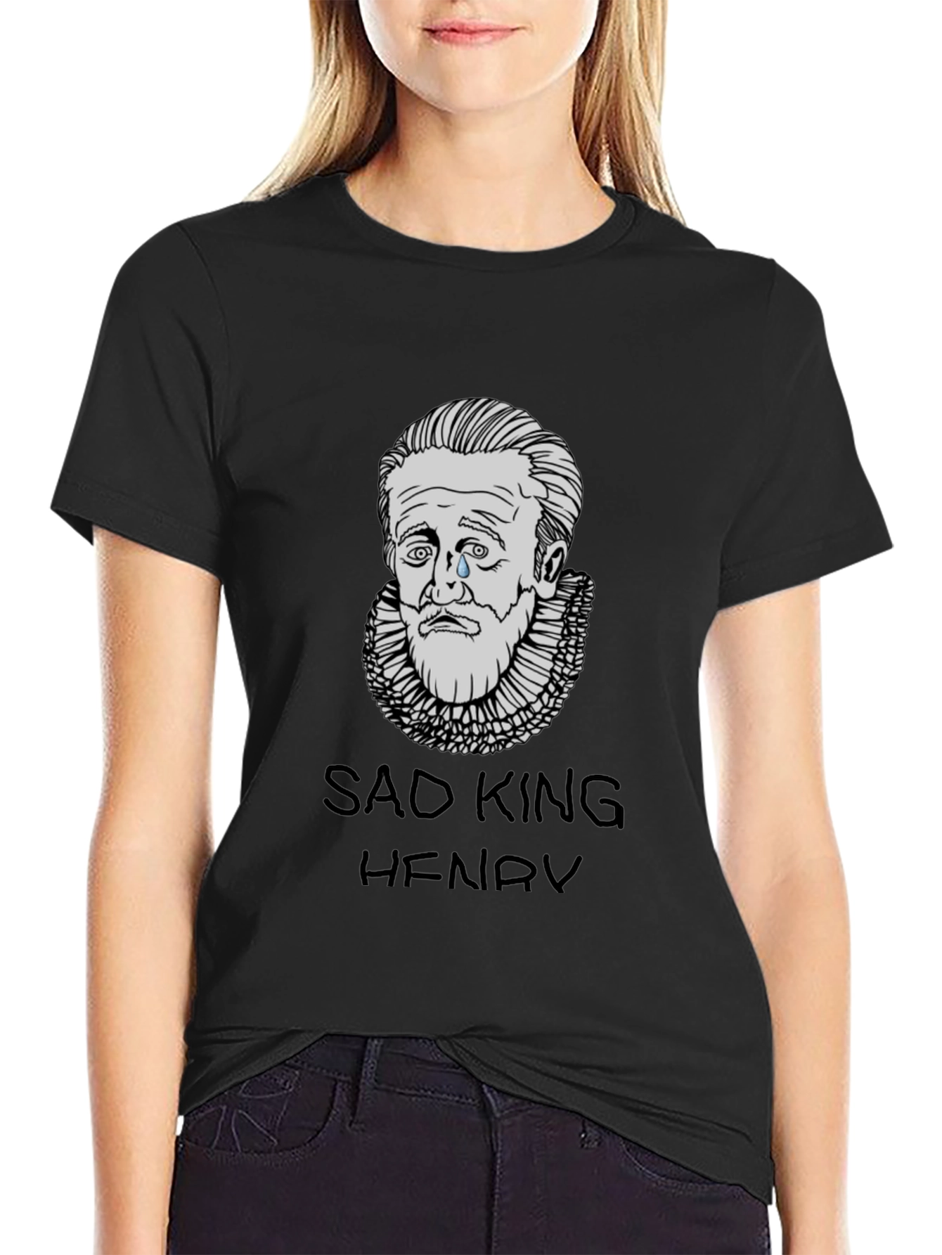 Sad King Henry Graphic Tee